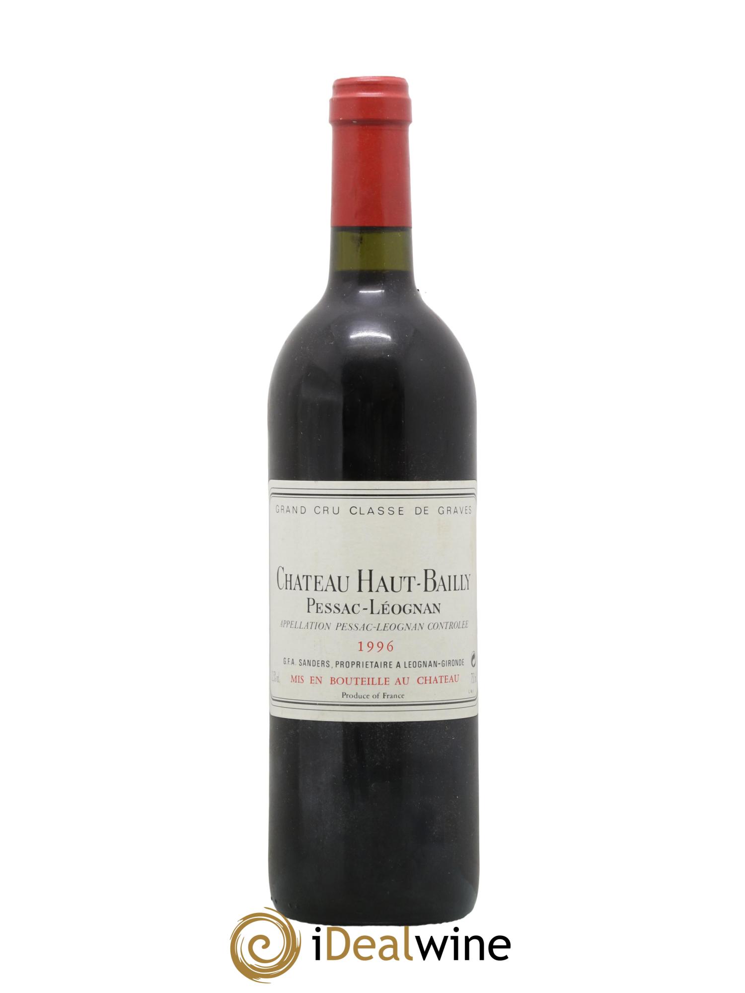 Château Haut-Bailly Cru Classé de Graves 1996 - Lot de 1 bouteille - 0