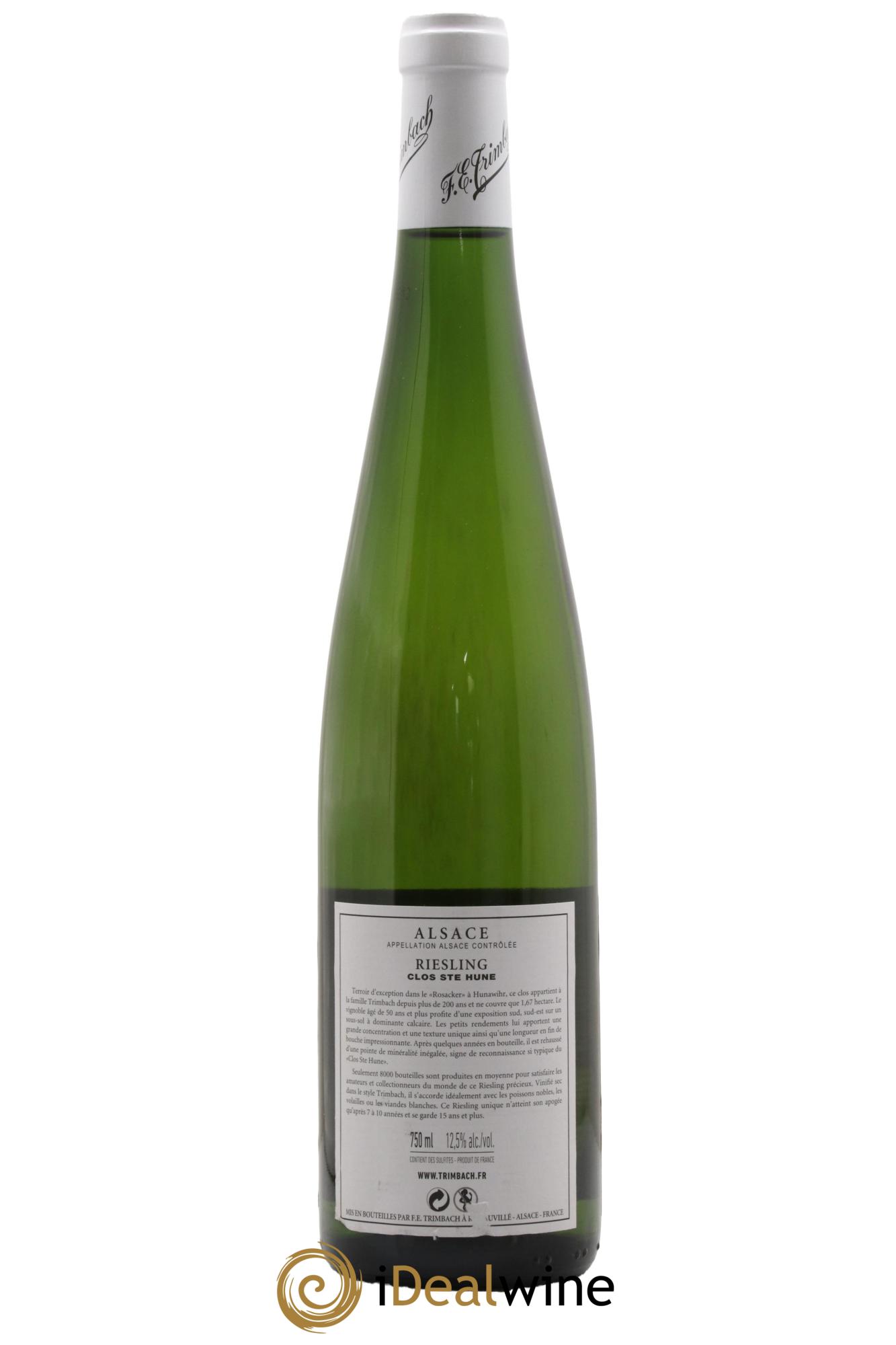 Alsace Riesling Clos Sainte-Hune Trimbach (Domaine) 2012 - Posten von 1 Flasche - 1