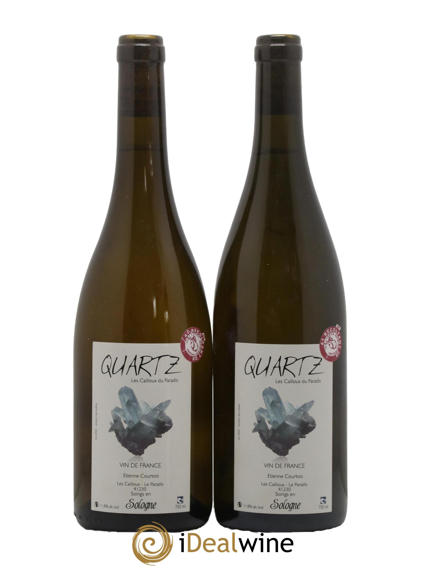 Vin de France Quartz Les Cailloux Du Paradis 2022 - Lot de 2 bouteilles - 0