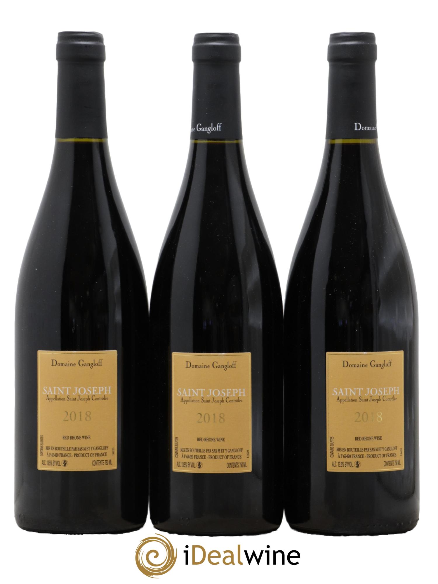 Saint-Joseph Gangloff (Domaine) 2018 - Lot de 3 bouteilles - 1