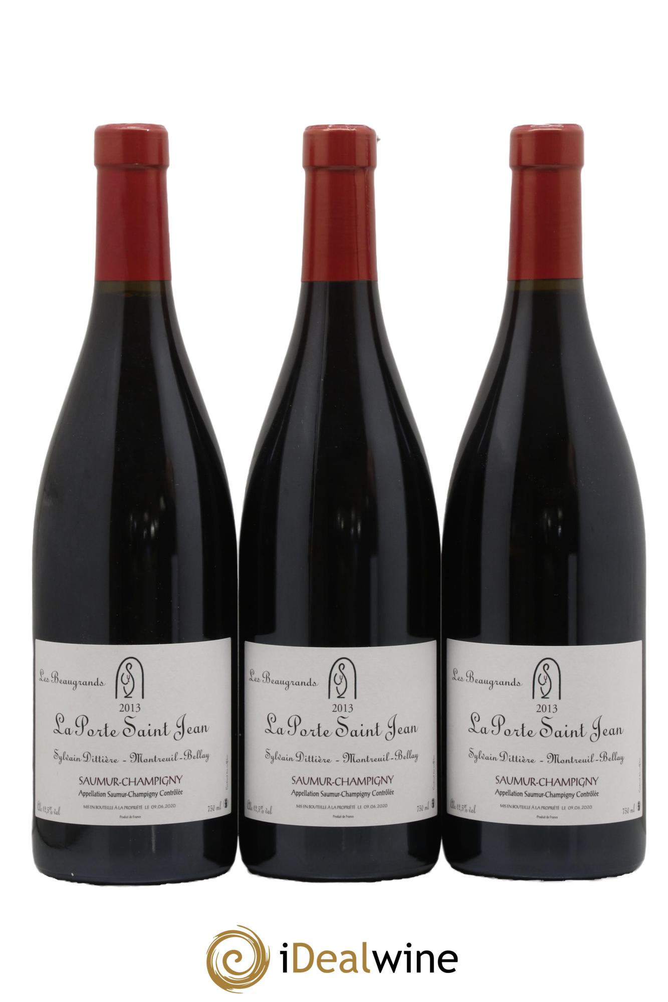 Saumur-Champigny Les Beaugrands La Porte Saint Jean 2013 - Lot de 3 bouteilles - 0