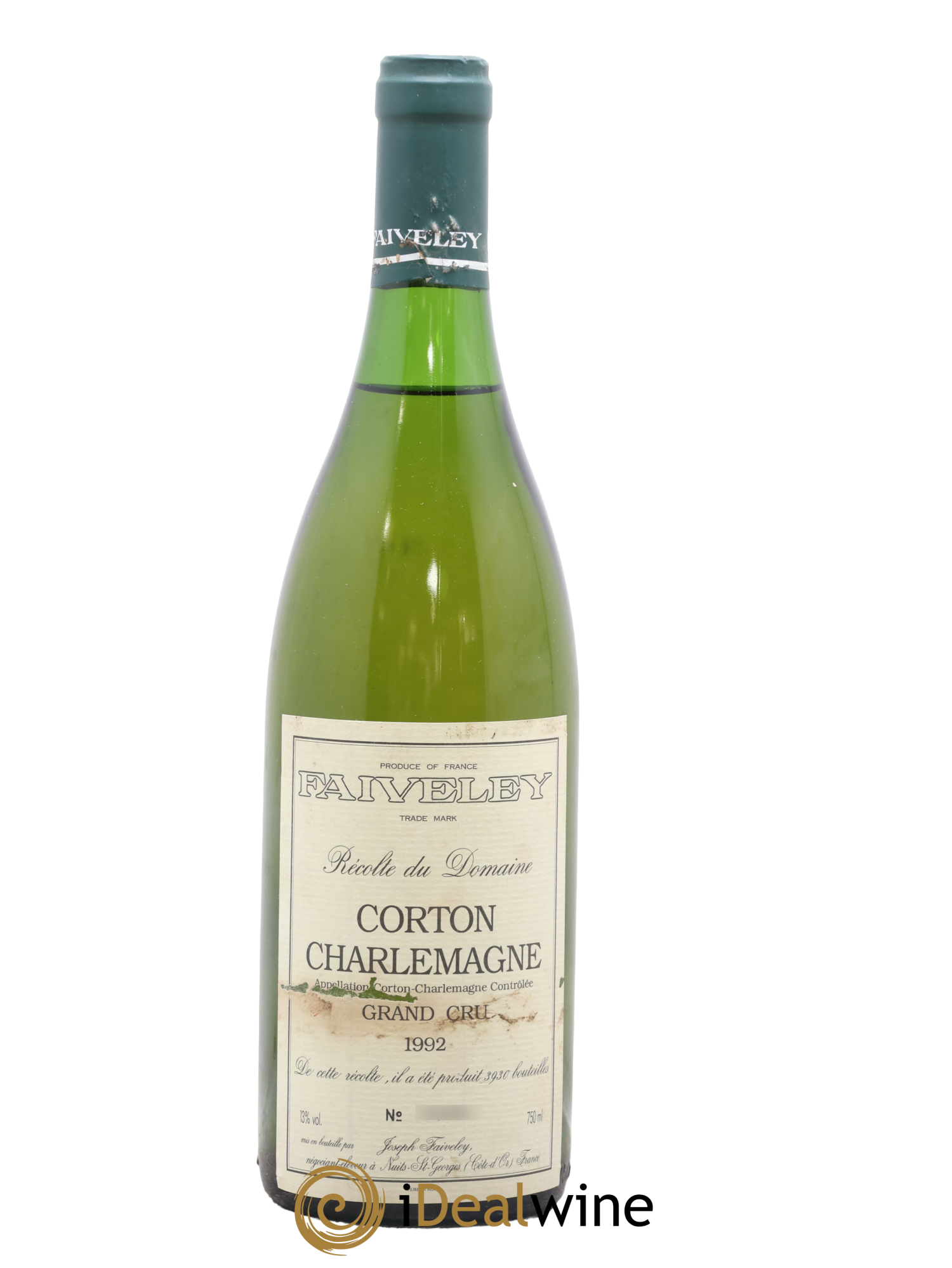 Corton-Charlemagne Grand Cru Faiveley 1992 - Lot de 1 bouteille - 0