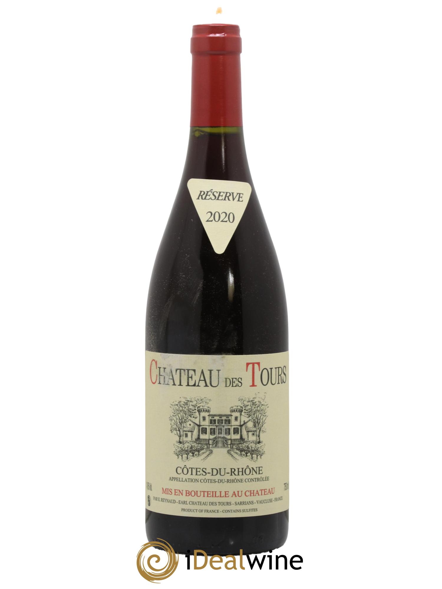 Côtes-du-Rhône Château des Tours Emmanuel Reynaud 2020 - Lot de 1 bouteille - 0
