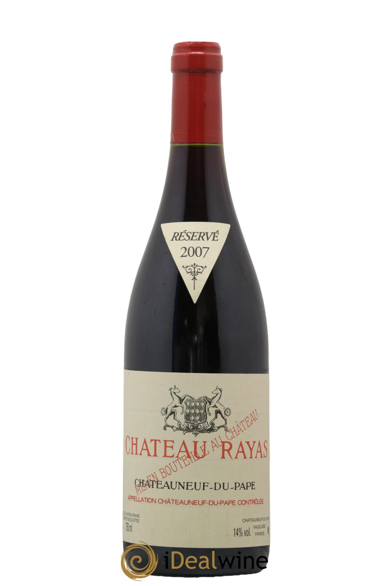 Châteauneuf-du-Pape Château Rayas Emmanuel Reynaud 2007 - Lot de 1 bouteille - 0