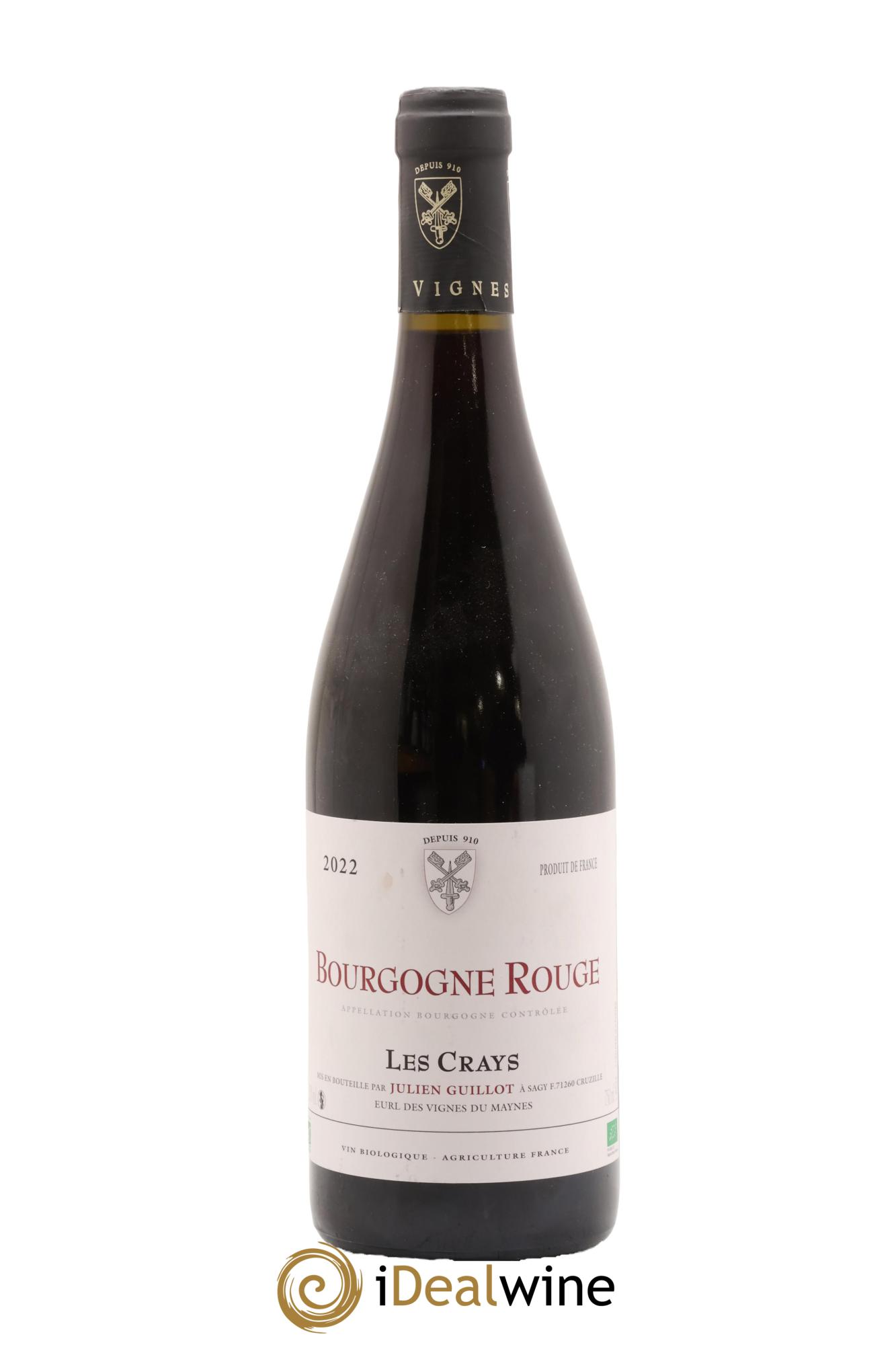 Bourgogne Les Crays Les Vignes du Maynes 2022 - Lot of 1 bottle - 0