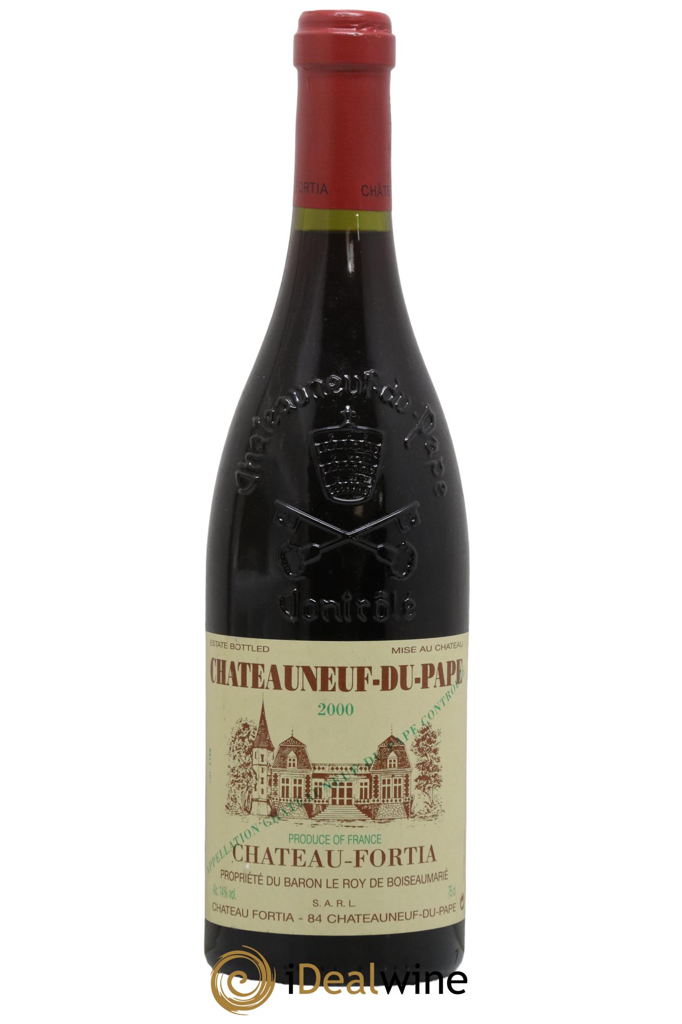 Châteauneuf-du-Pape Château Fortia 2000 - Lot of 1 bottle - 0