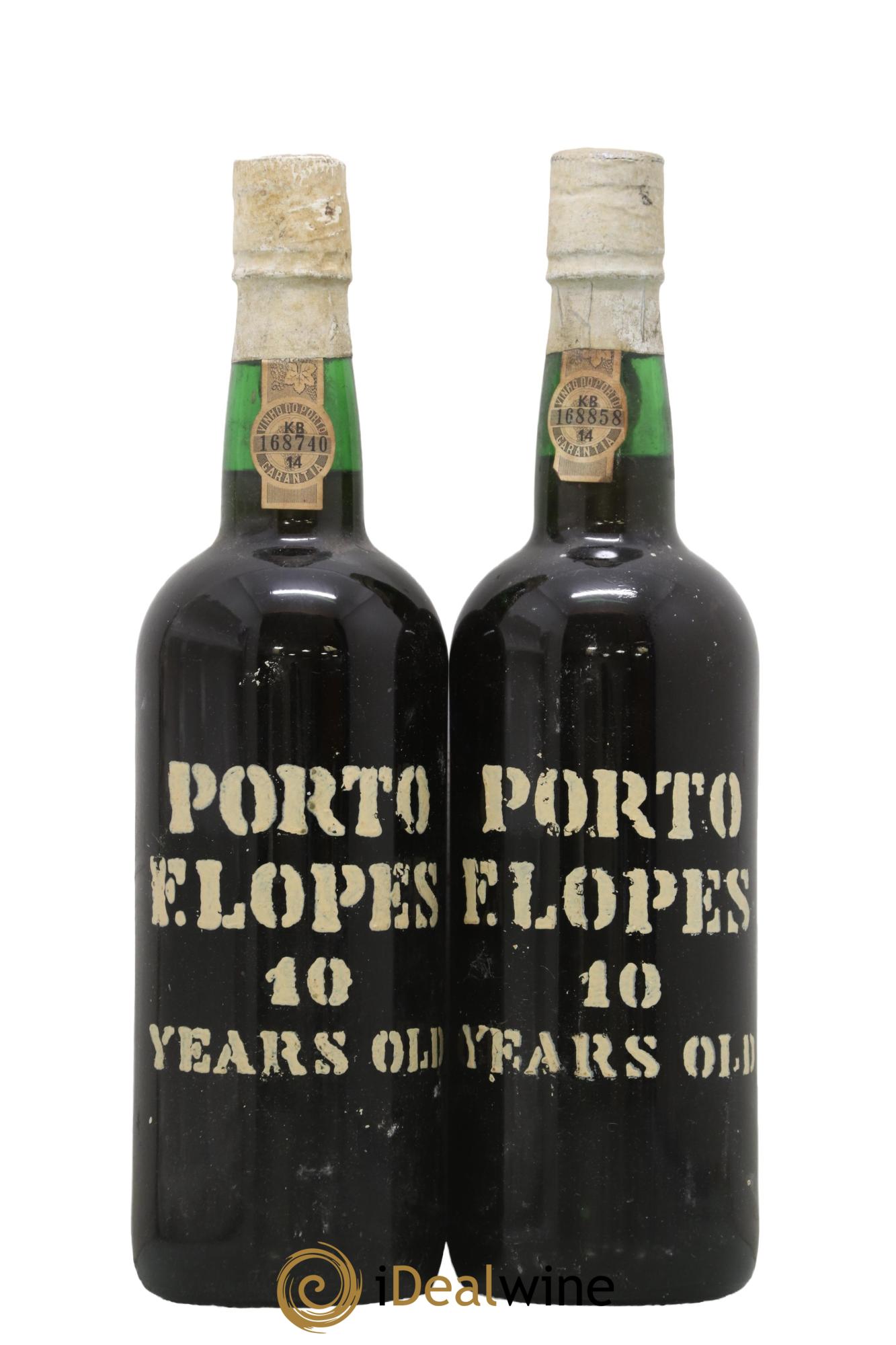 Porto F Lopes 10 years Port - Lot de 2 bouteilles - 0