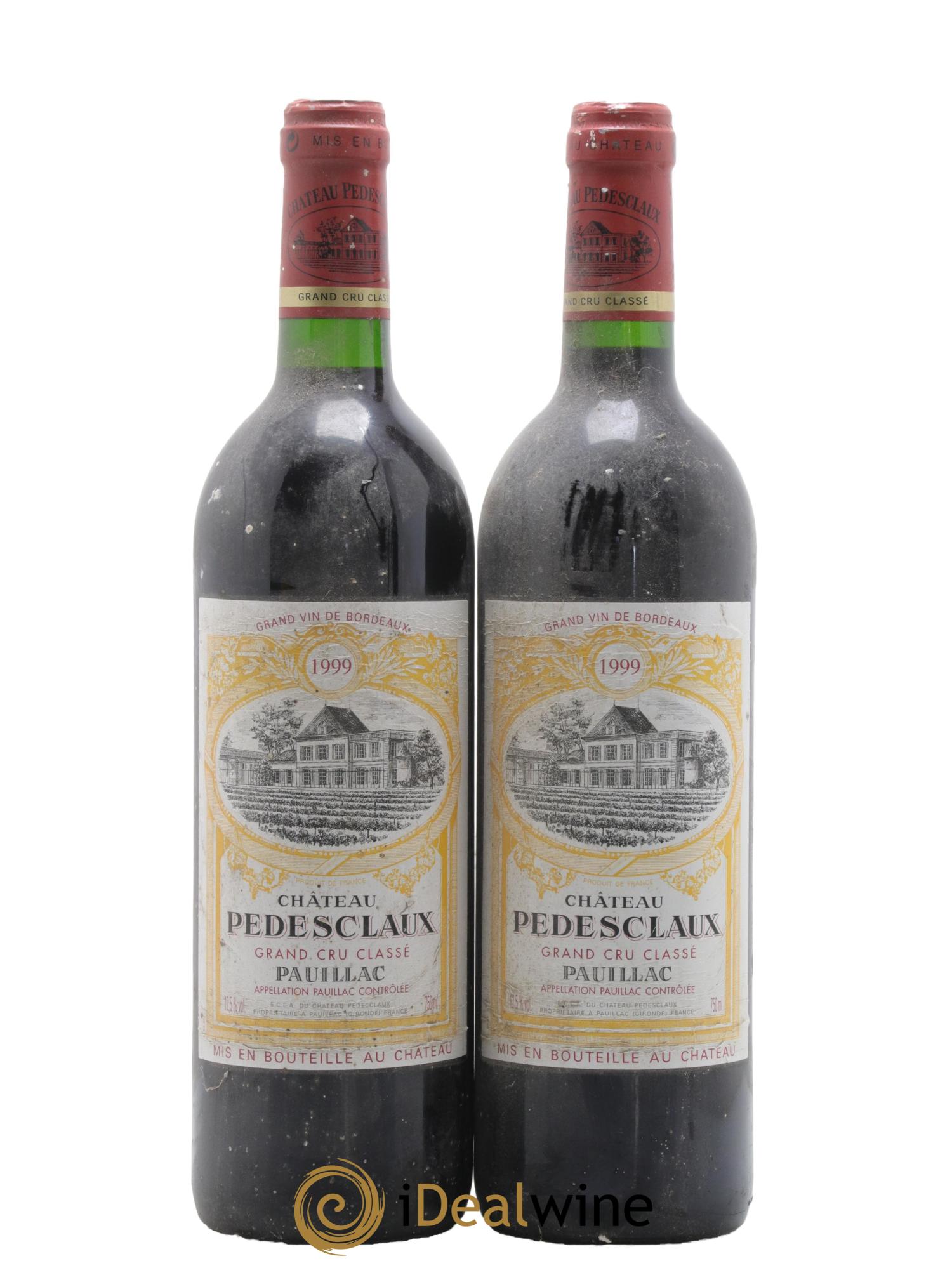 Château Pedesclaux 5ème Grand Cru Classé 1999 - Lot de 2 bouteilles - 0