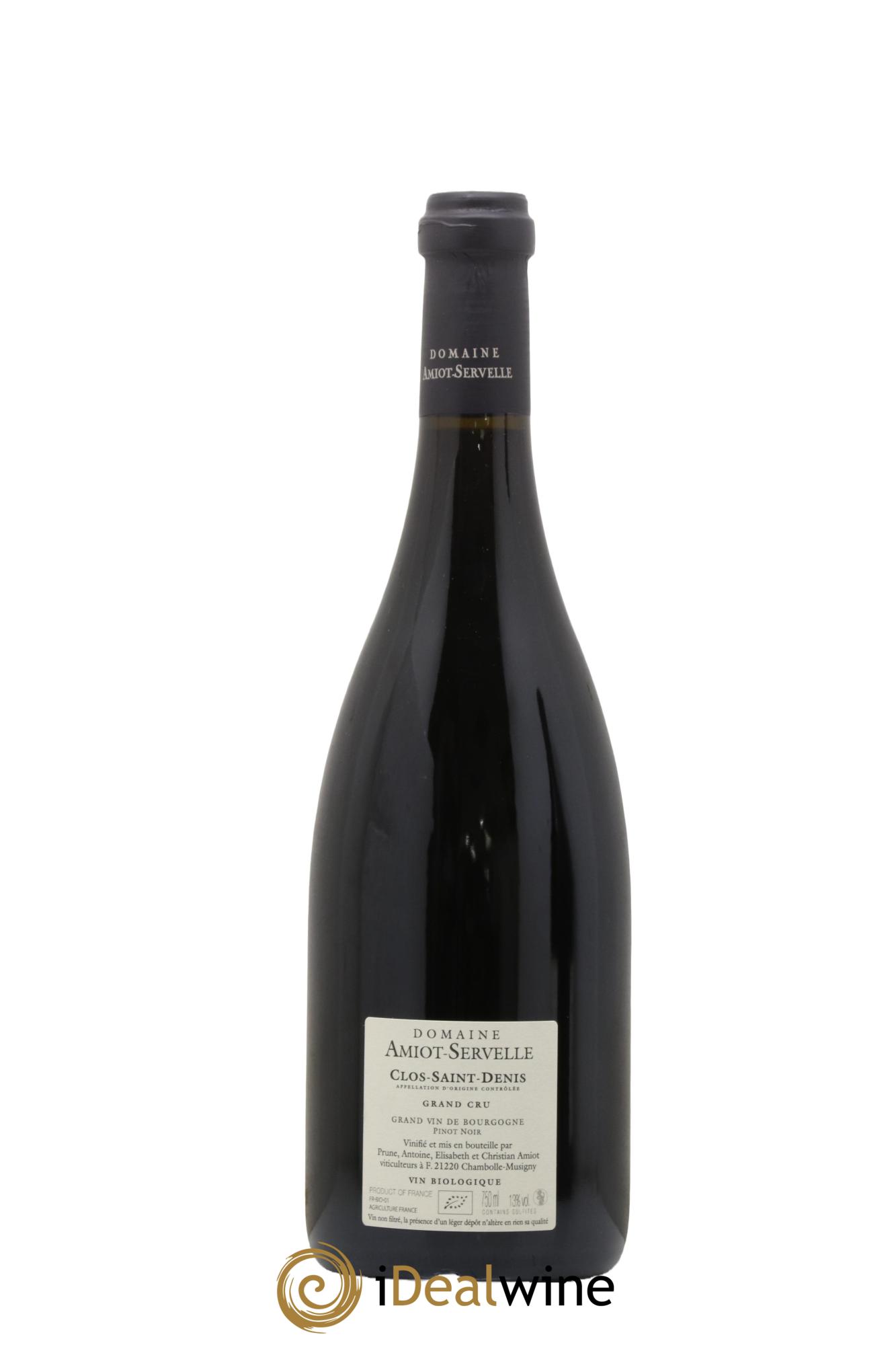 Clos Saint-Denis Grand Cru Amiot-Servelle 2019 - Lot of 1 bottle - 1