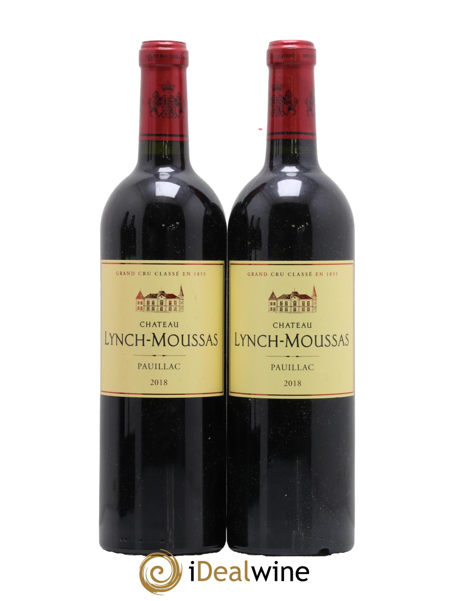Château Lynch Moussas 5ème Grand Cru Classé 2018 - Lot de 2 bouteilles - 0