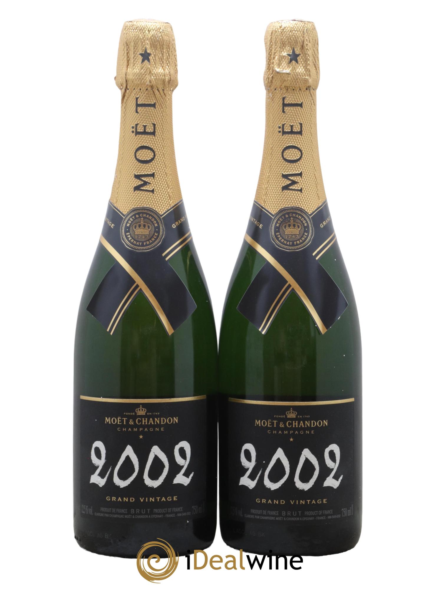 Grand Vintage Moët et Chandon 2002 - Lot de 2 bouteilles - 0