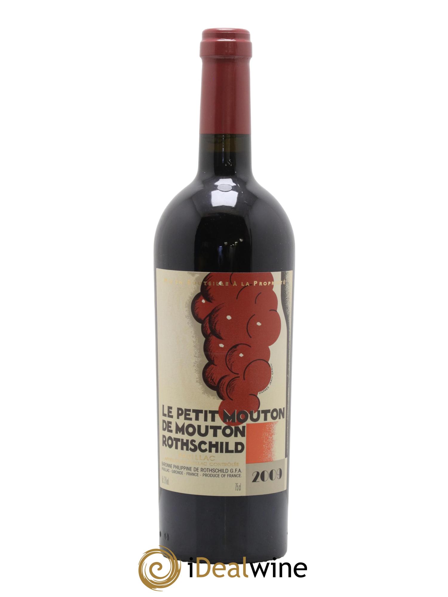 Petit Mouton Second Vin 2009 - Lot de 1 bouteille - 0