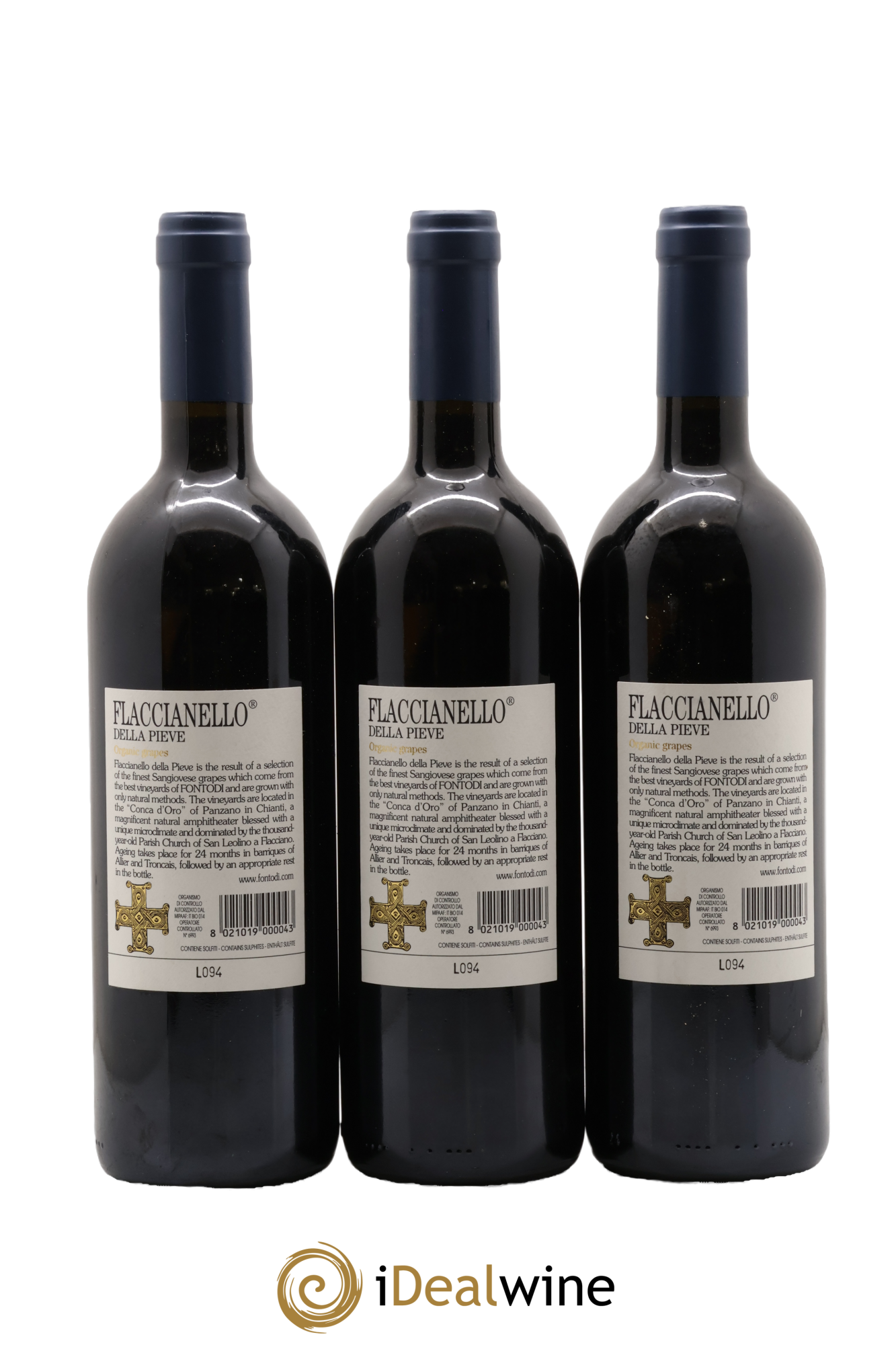 Toscana IGT Flaccianello della Pieve Azienda Agricola Fontodi 2011 - Lot de 6 bouteilles - 4