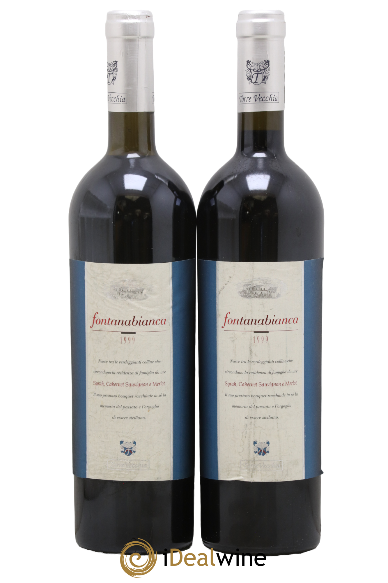 IGT Sicile Fontanabianca Torrevecchia 1999 - Lotto di 2 bottiglie - 0