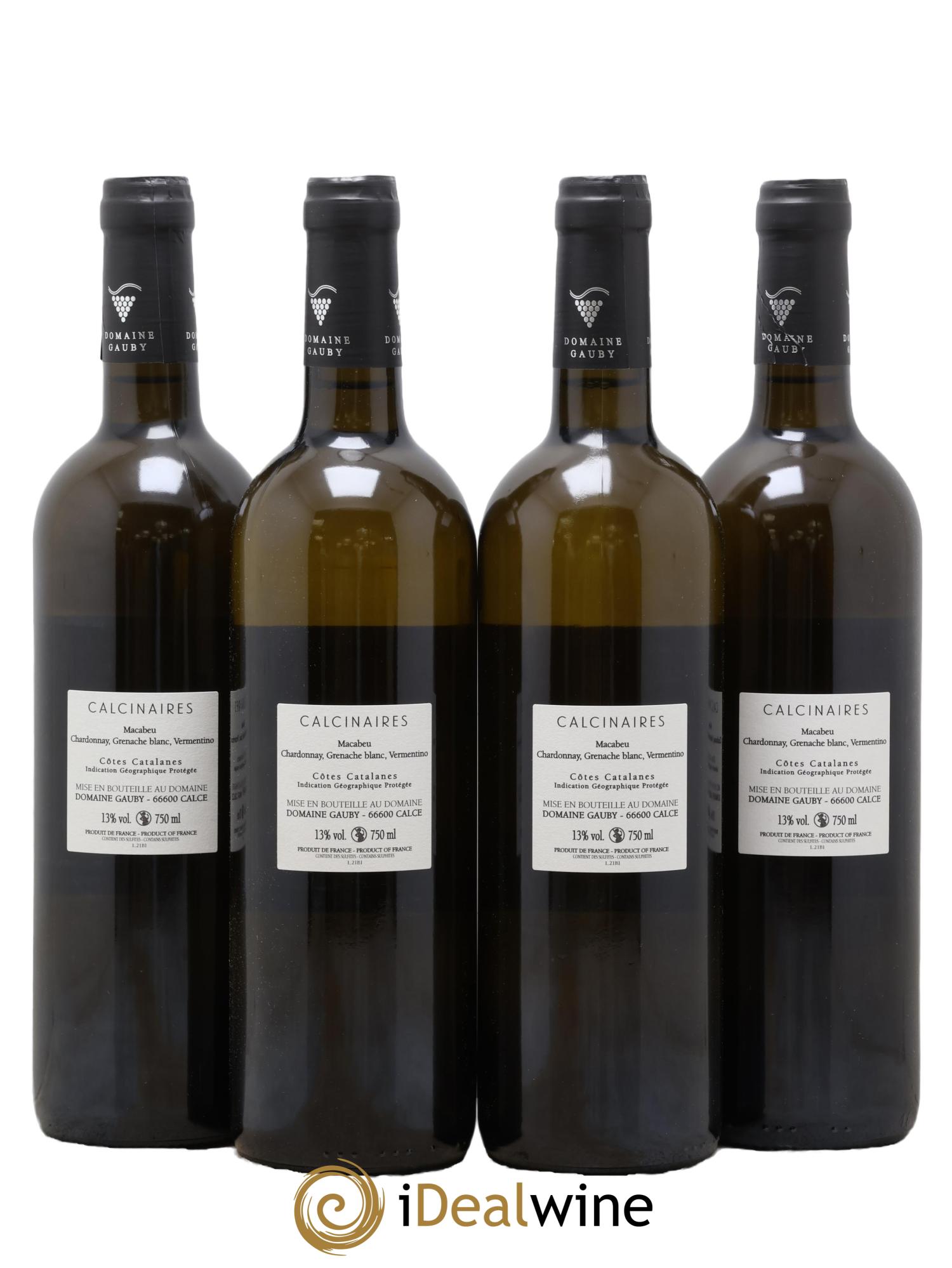 Côtes Catalanes Les Calcinaires Gauby (Domaine) 2021 - Lot de 4 bouteilles - 1
