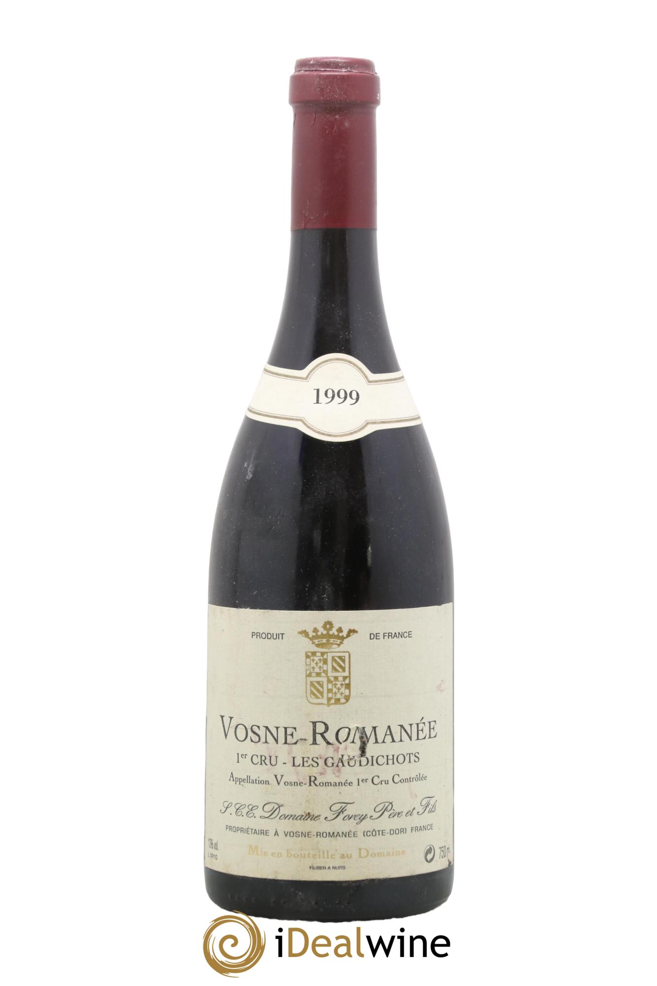 Vosne-Romanée 1er Cru Les Gaudichots Forey Père et Fils (Domaine) 1999 - Lotto di 1 bottiglia - 0