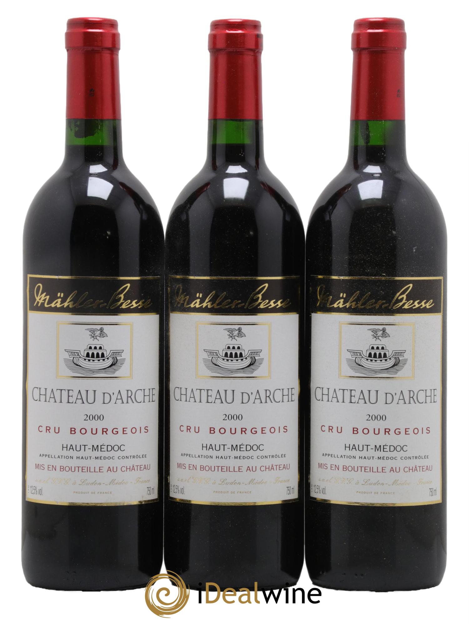 Château d'Arche Cru Bourgeois 2000 - Lot de 12 bouteilles - 2