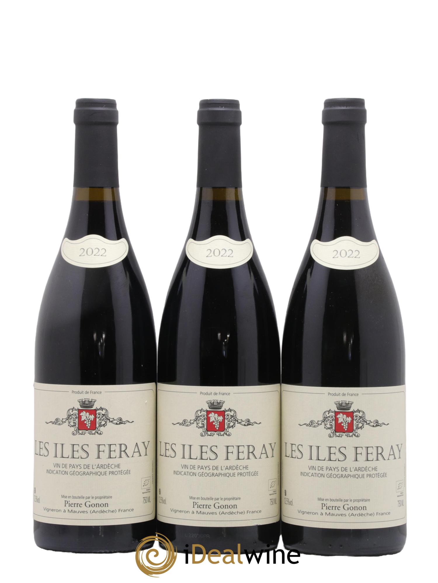 Ardèche Les Iles Feray Gonon (Domaine) 2022 - Lot de 3 bouteilles - 0