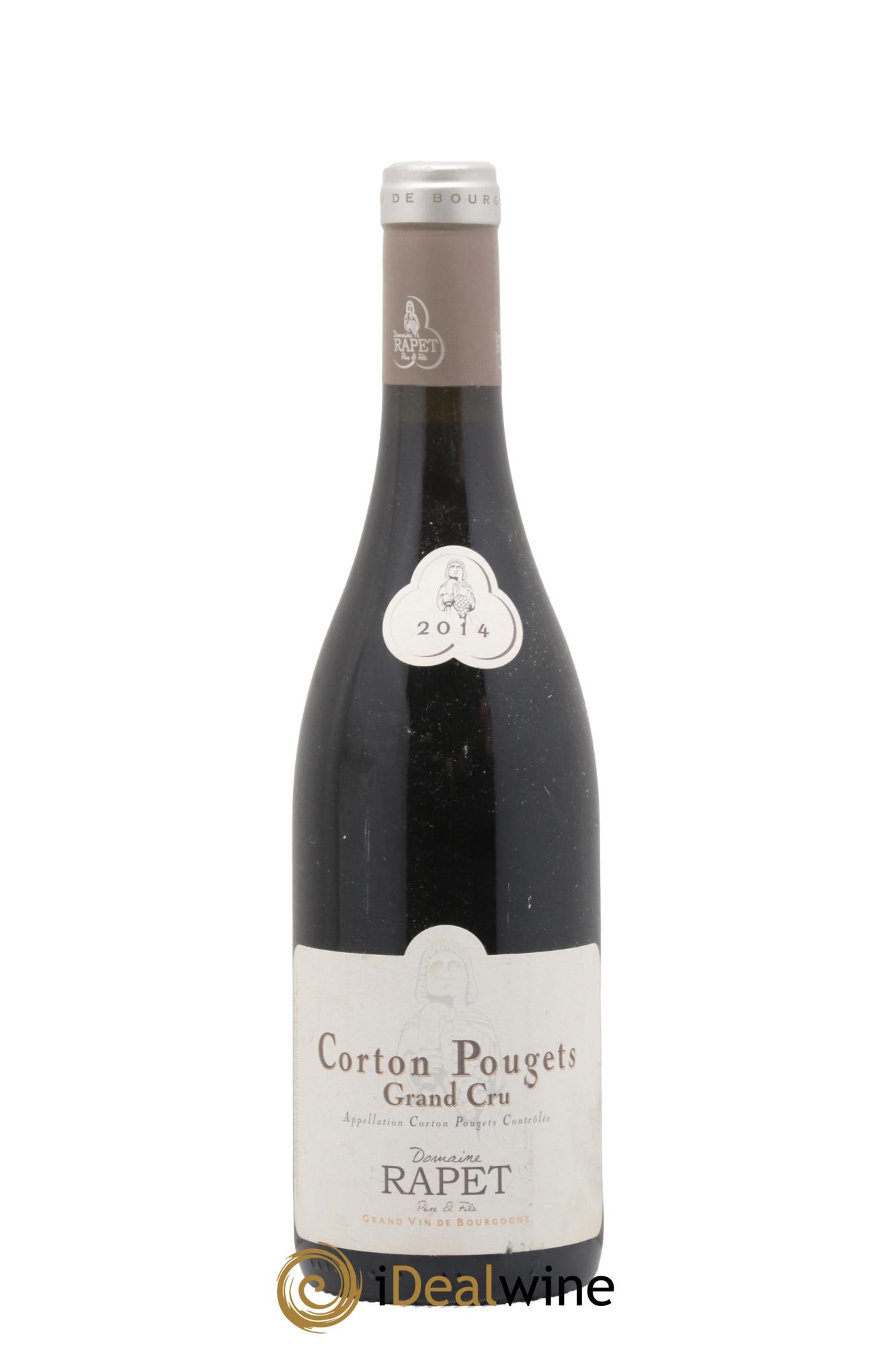 Corton Grand Cru Pougets Rapet Père & Fils 2014 - Posten von 1 Flasche - 0
