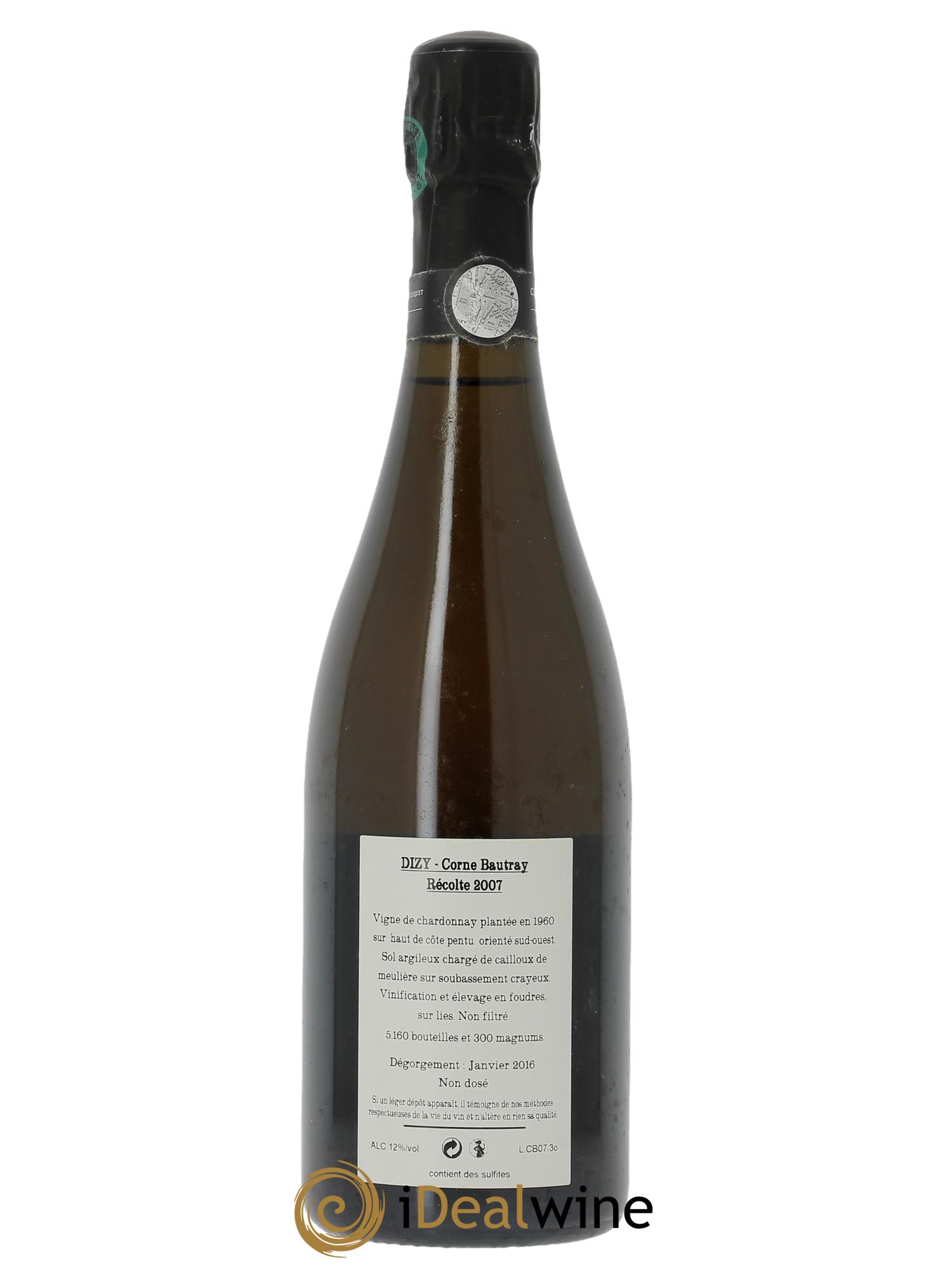 Dizy Corne Bautray Extra-Brut Jacquesson 2007 - Lot of 1 bottle - 2