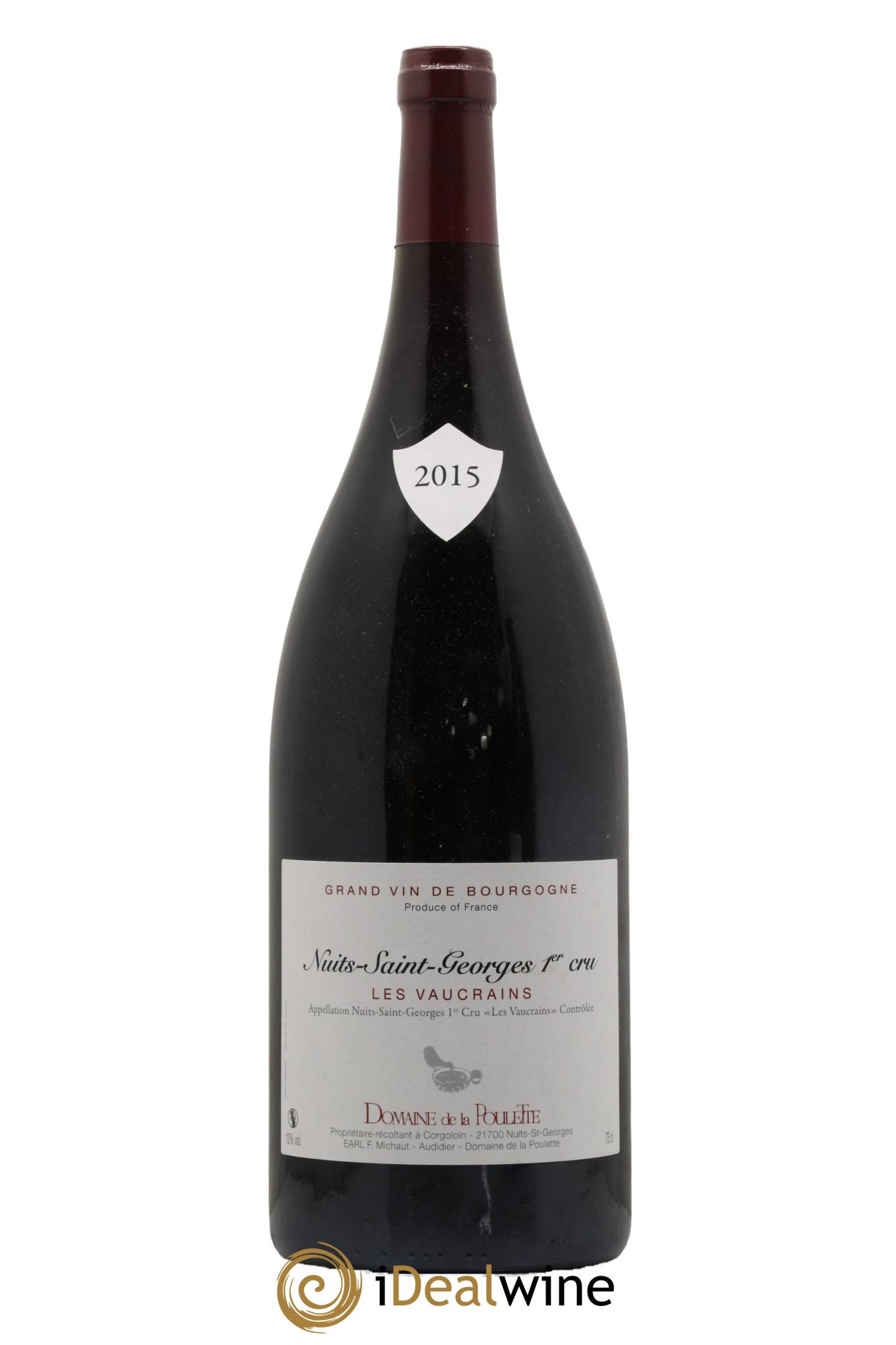Nuits-Saint-Georges 1er Cru Les Vaucrains Domaine De La Poulette 2015 - Lot de 1 magnum - 0