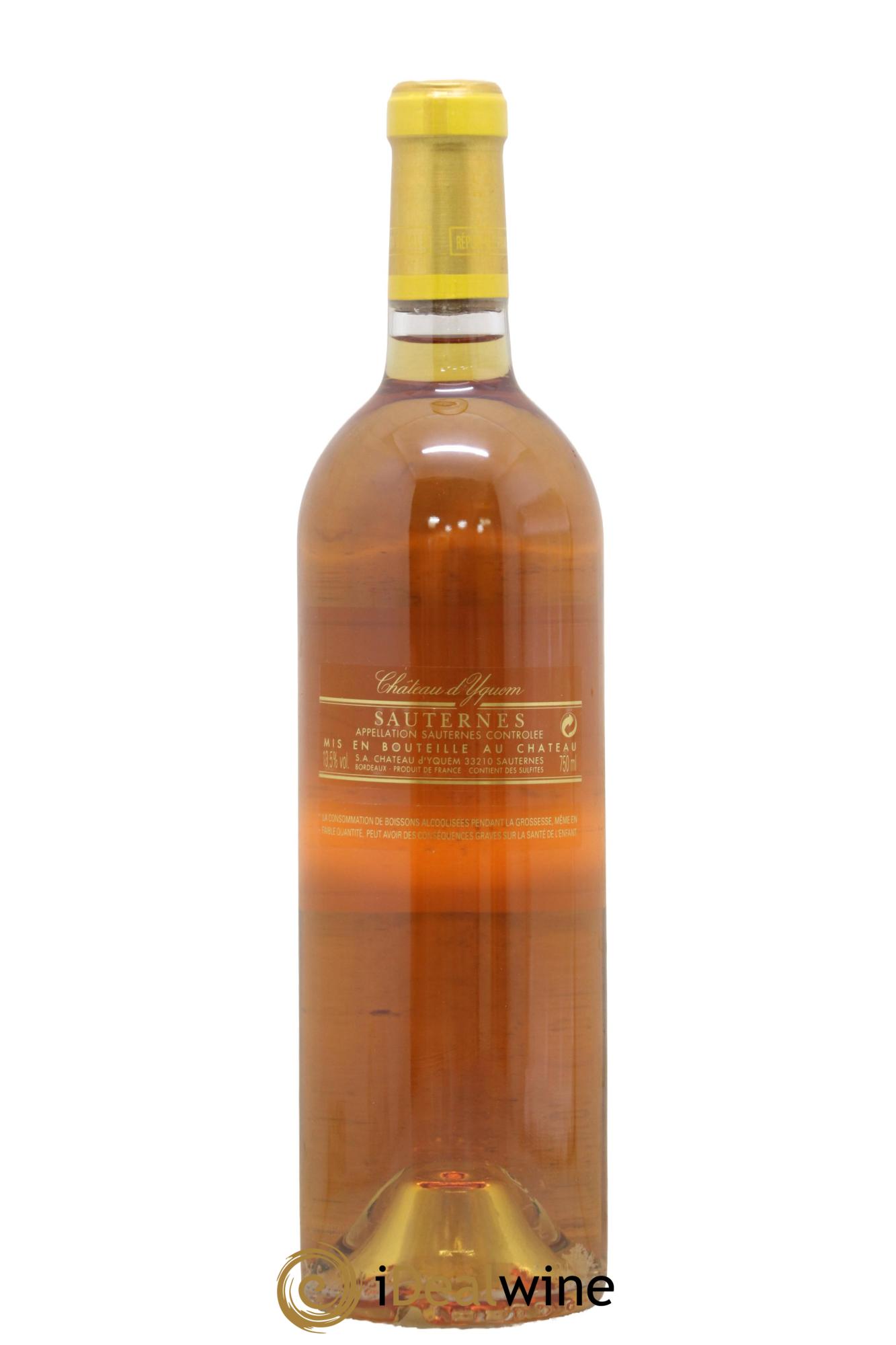 Château d' Yquem 1er Cru Classé Supérieur 2008 - Lot of 1 bottle - 1