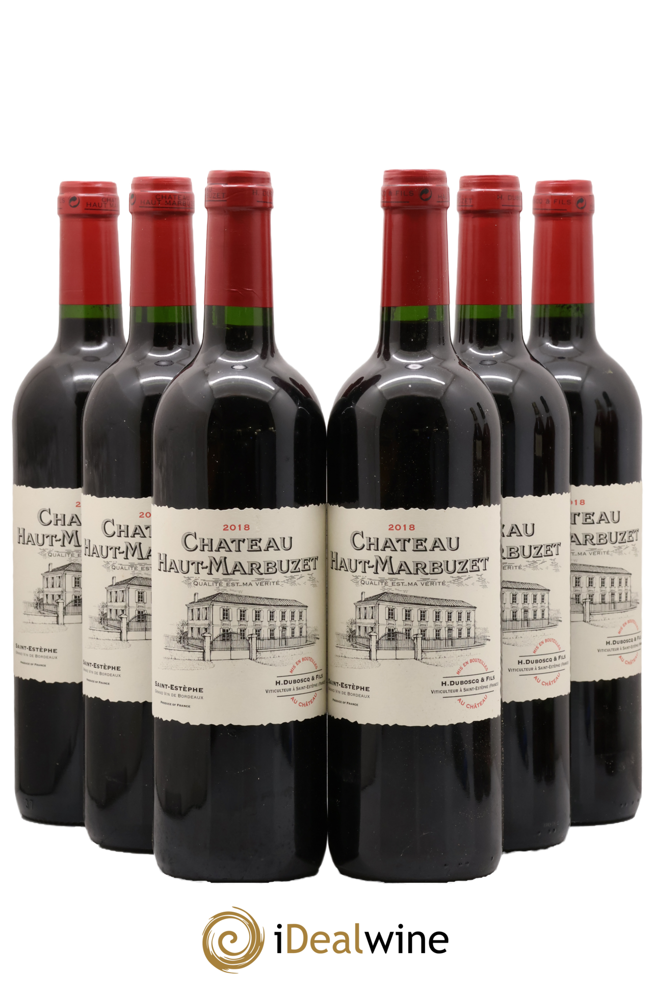 Château Haut Marbuzet 2018 - Lot de 6 bouteilles - 0