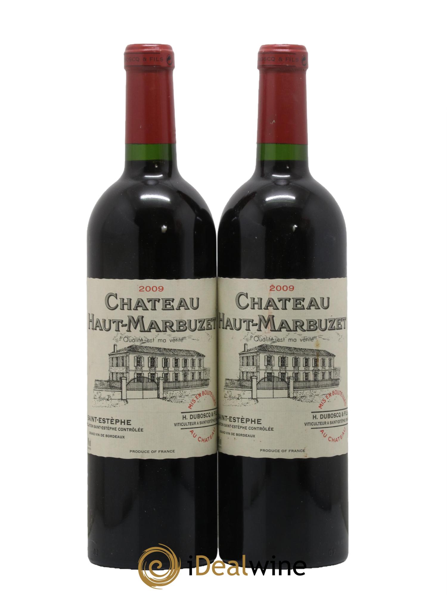 Château Haut Marbuzet 2009 - Lot de 2 bouteilles - 0