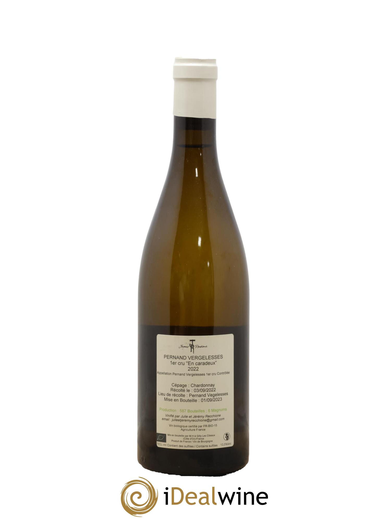 Pernand-Vergelesses 1er Cru En Caradeaux Jérémy Recchione 2022 - Lotto di 1 bottiglia - 1