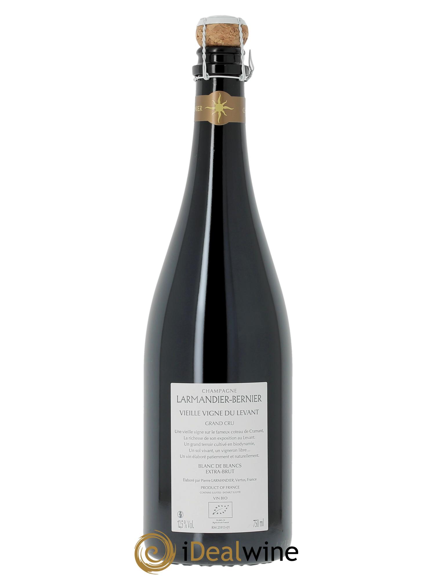 Vieille Vigne du Levant Grand Cru Extra-Brut Larmandier-Bernier  2015 - Posten von 1 Flasche - 1