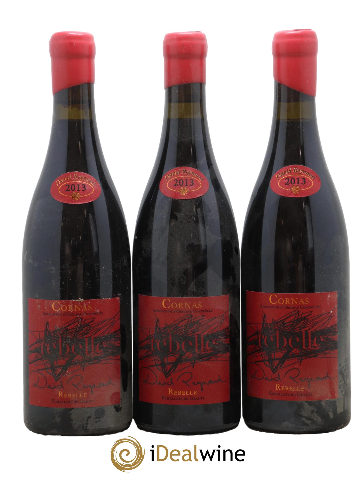 Cornas Rebelle David Reynaud 2013 - Posten von 3 Flaschen - 0
