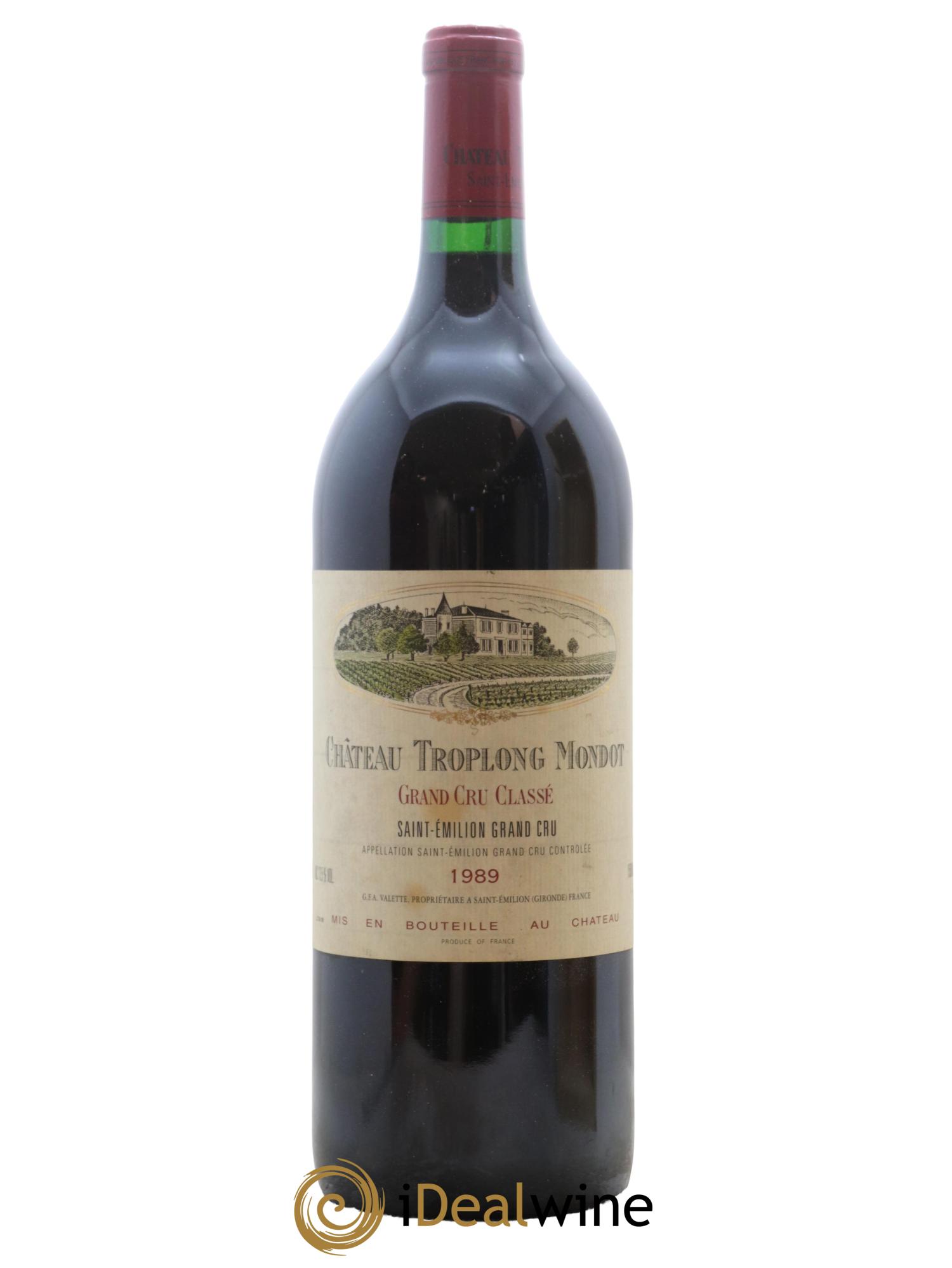 Château Troplong Mondot 1er Grand Cru Classé B 1989 - Lot de 1 magnum - 1