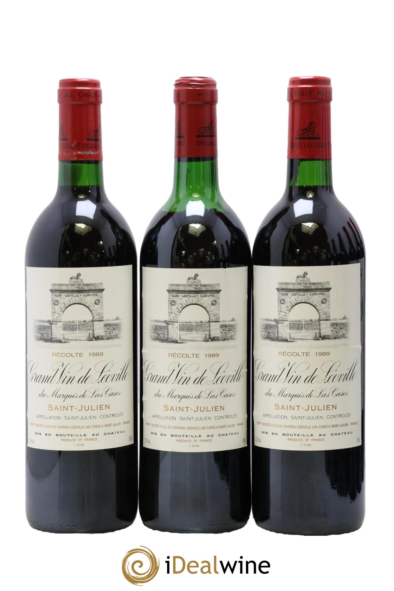 Château Léoville Las Cases 2ème Grand Cru Classé 1989 - Lot de 12 bouteilles - 4