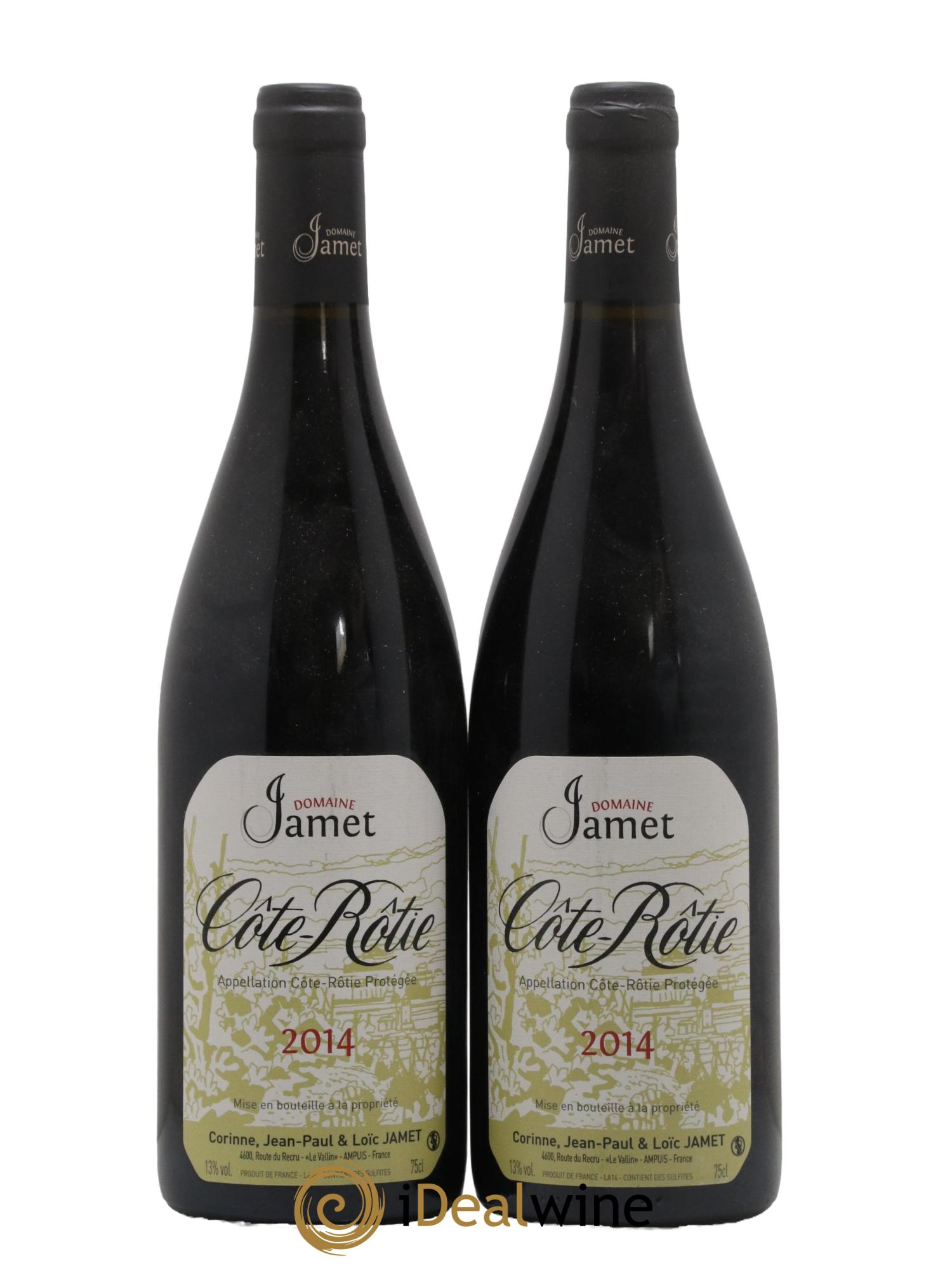Côte-Rôtie Jamet (Domaine) 2014 - Lot de 2 bouteilles - 0
