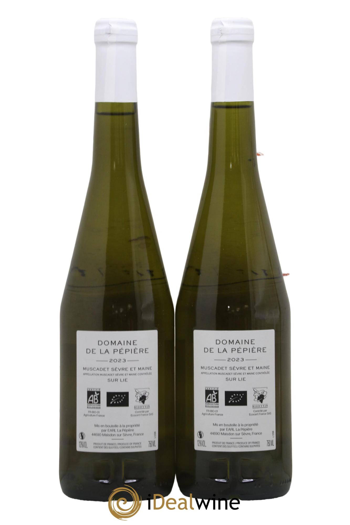 Muscadet-Sèvre-et-Maine sur Lie Domaine de la Pepière 2023 - Lot de 2 bouteilles - 1
