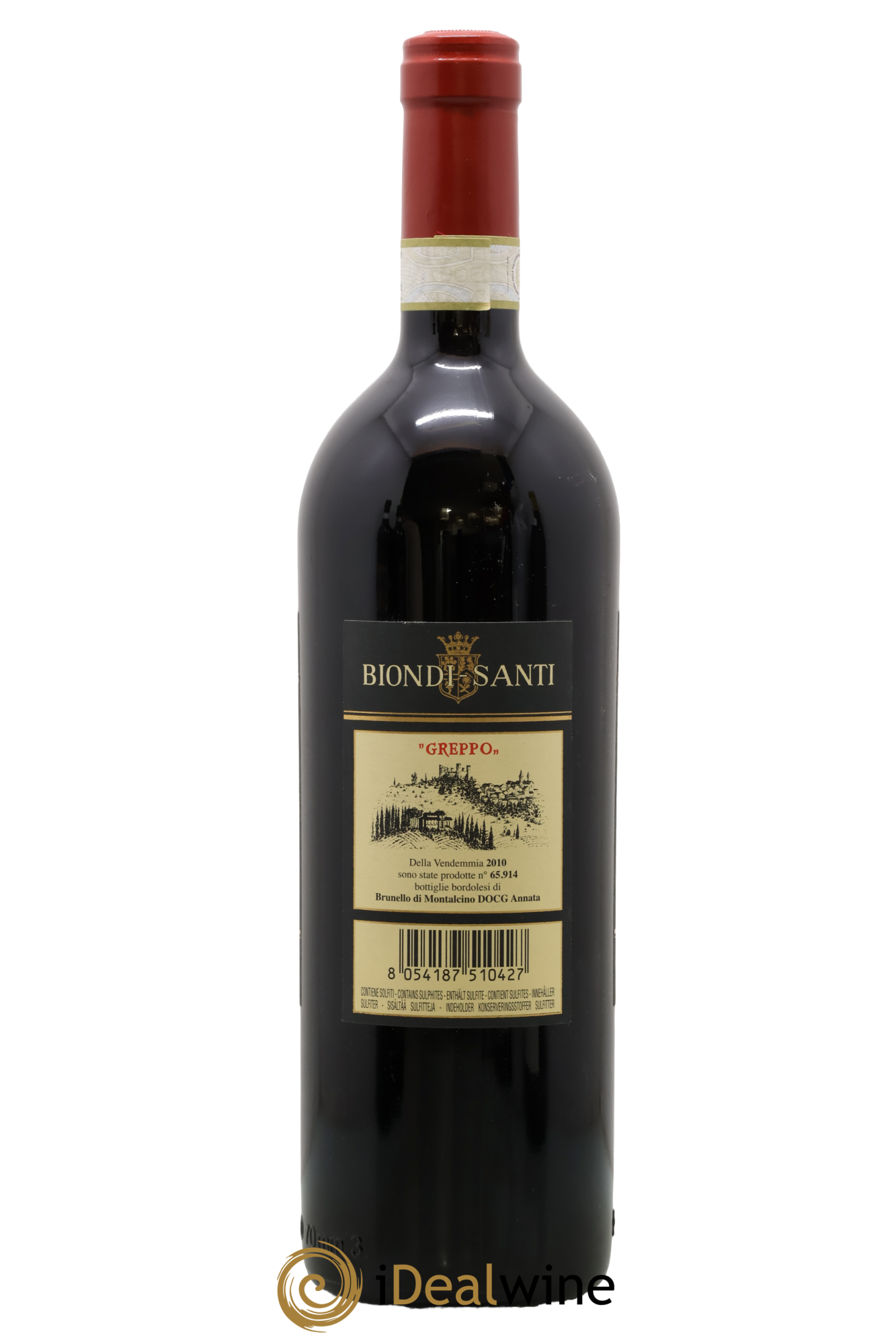 Brunello di Montalcino DOCG Biondi-Santi Tenuta Greppo 2010 - Lotto di 1 bottiglia - 1