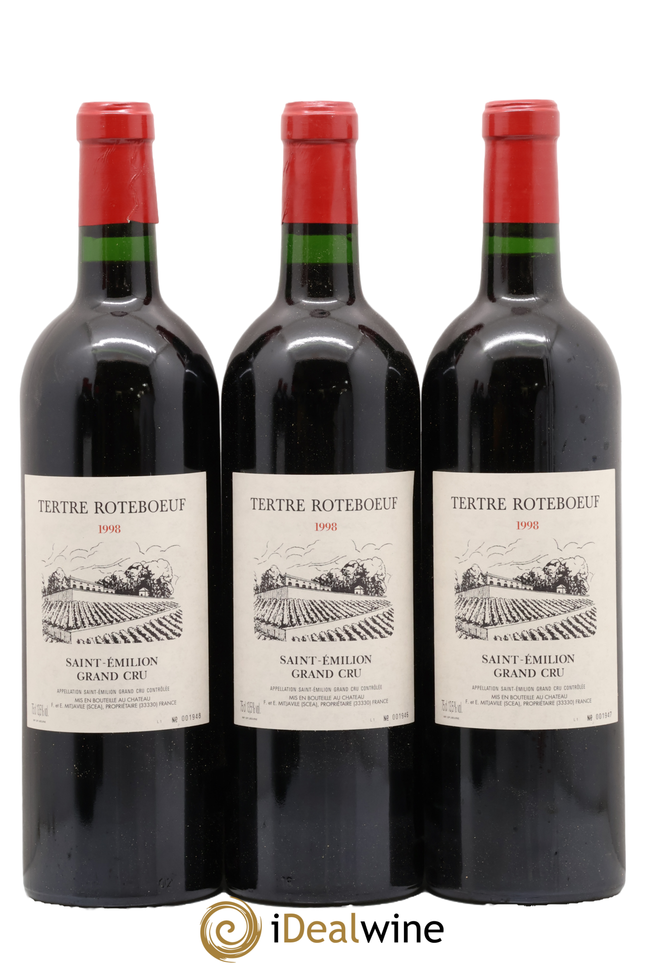 Château Tertre Roteboeuf 1998 - Lot de 6 bouteilles - 2