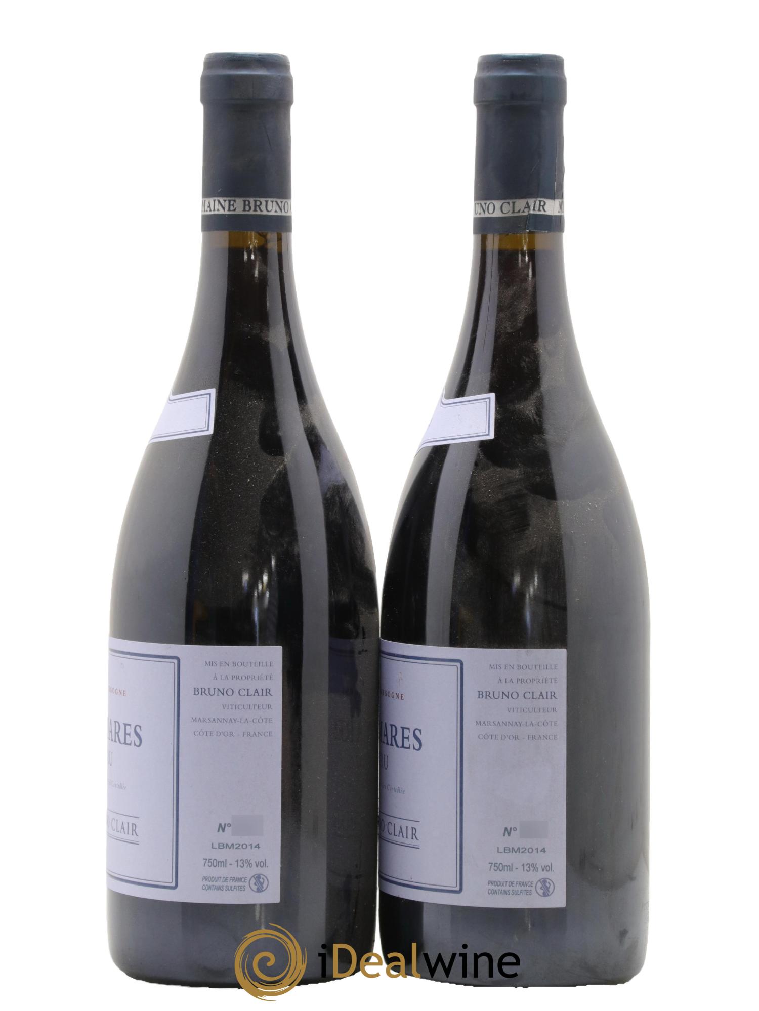 Bonnes-Mares Grand Cru Bruno Clair (Domaine) 2014 - Lot de 2 bouteilles - 1