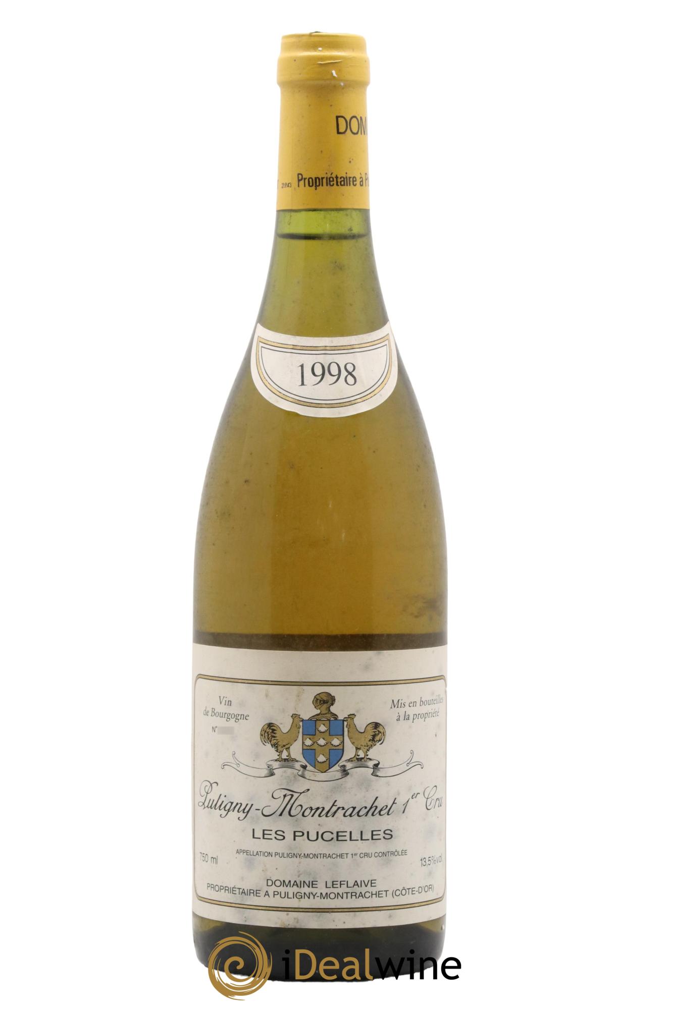 Puligny-Montrachet 1er Cru Les Pucelles Leflaive (Domaine) 1998 - Lot de 1 bouteille - 0