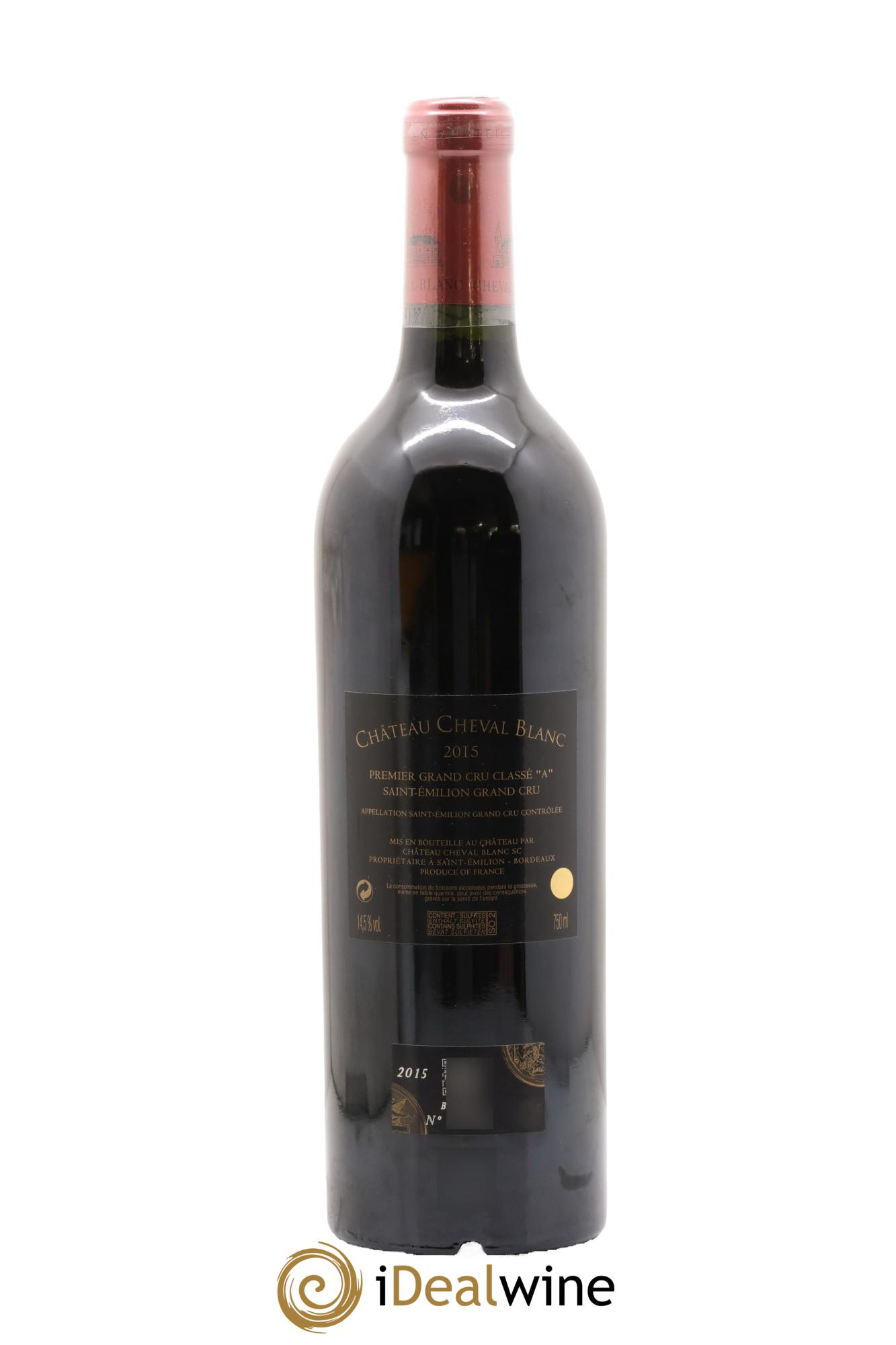 Château Cheval Blanc 1er Grand Cru Classé A 2015 - Lot of 1 bottle - 1