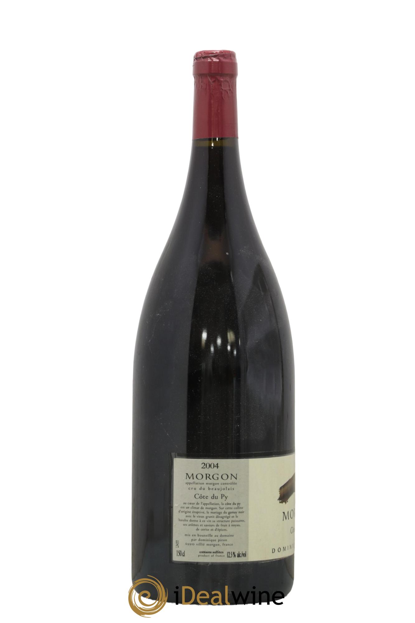 Morgon Côte du Py Dominique Piron (Domaine) 2004 - Lotto di 1 magnum - 1