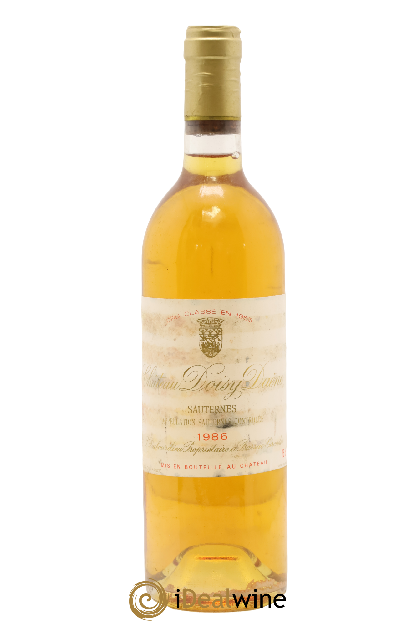 Château Doisy Daëne 2ème Grand Cru Classé 1986 - Lot de 1 bouteille - 0