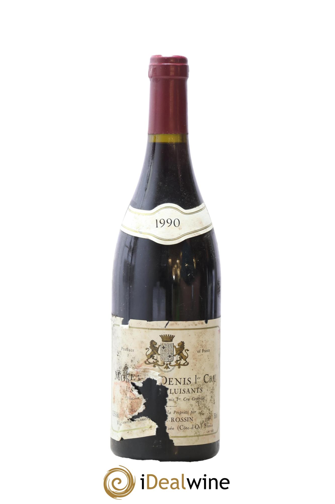 Morey-Saint-Denis 1er Cru Les Monts Luisants Perrin Rossin 1990 - Lot de 1 bouteille - 0