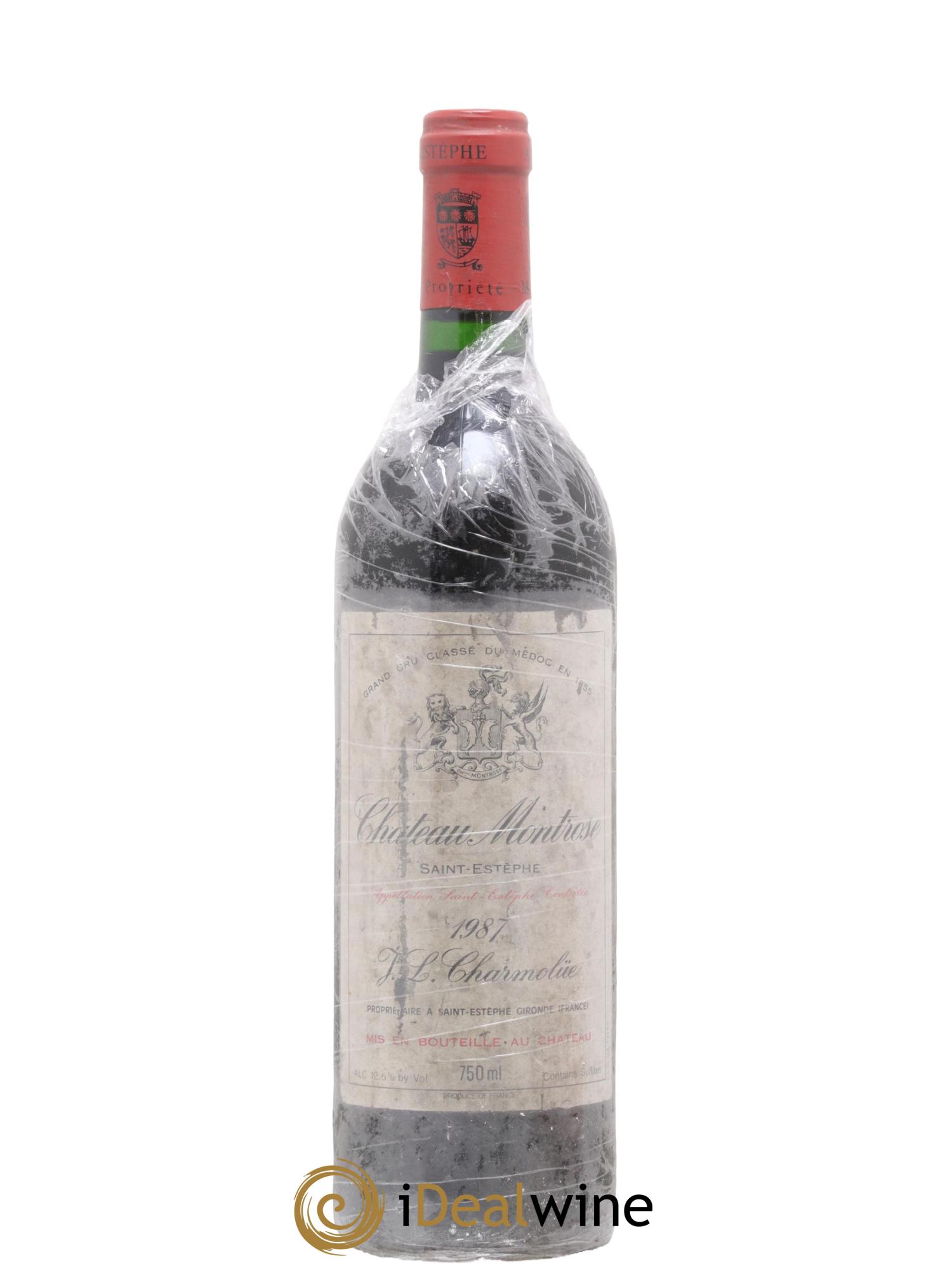 Château Montrose 2ème Grand Cru Classé 1987 - Lot de 1 bouteille - 0