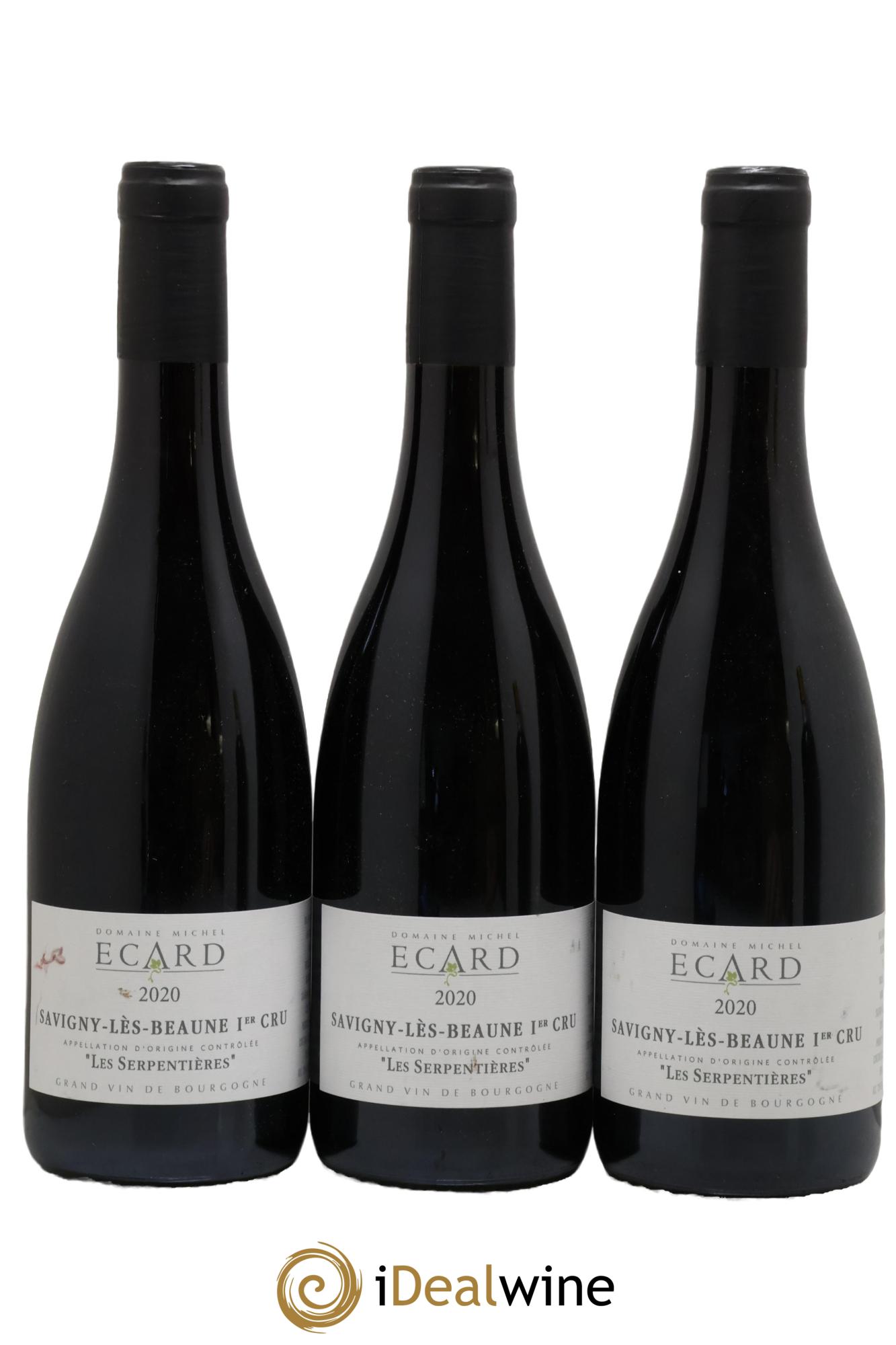 Savigny-lès-Beaune 1er Cru Les Serpentières Michel Ecard (Domaine) 2020 - Posten von 3 Flaschen - 0