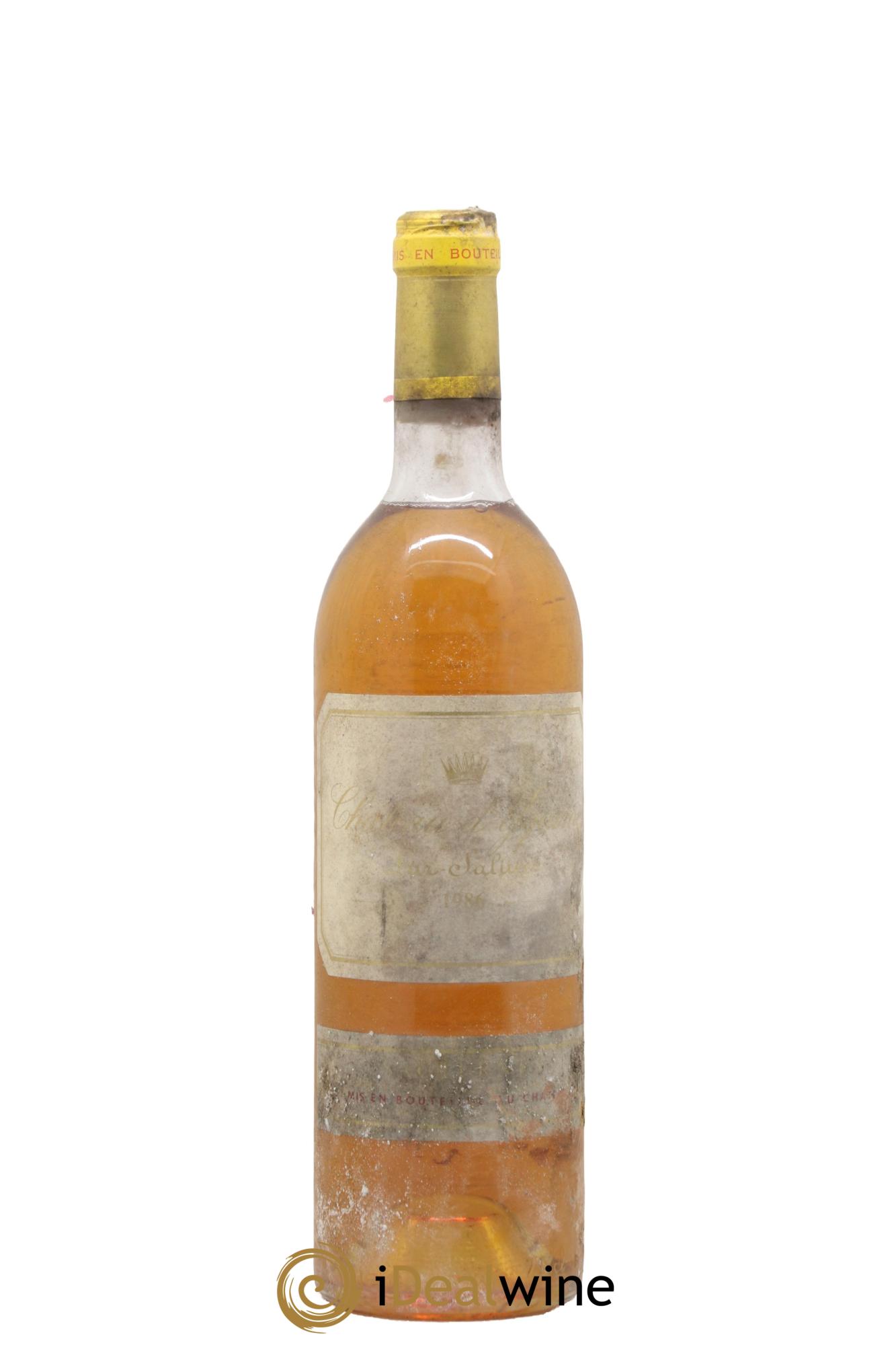 Château d' Yquem 1er Cru Classé Supérieur 1986 - Lot de 1 bouteille - 0