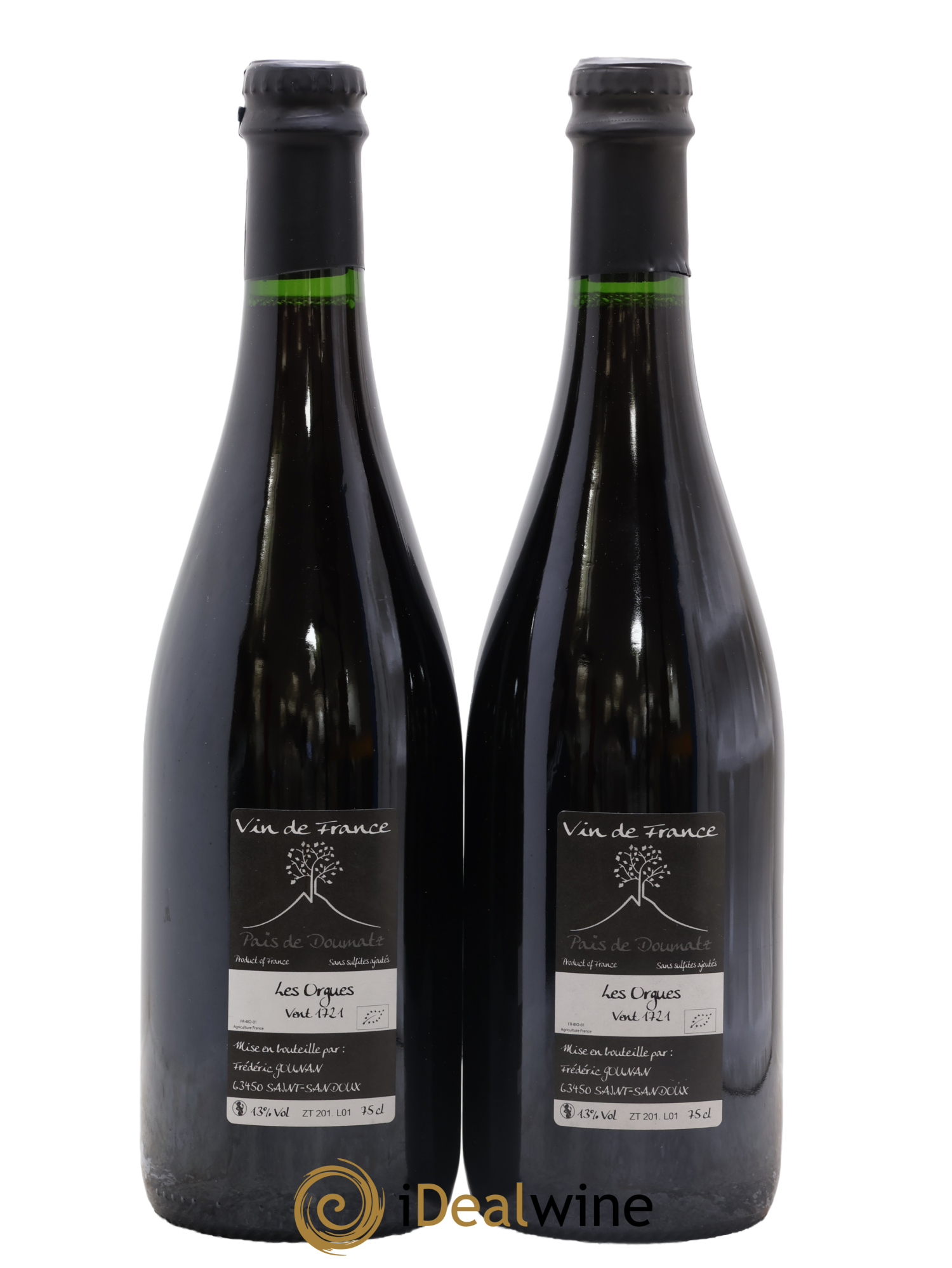 Vin de France Les Orgues Vignoble de l'Arbre Blanc 2017 - Lotto di 2 bottiglie - 1