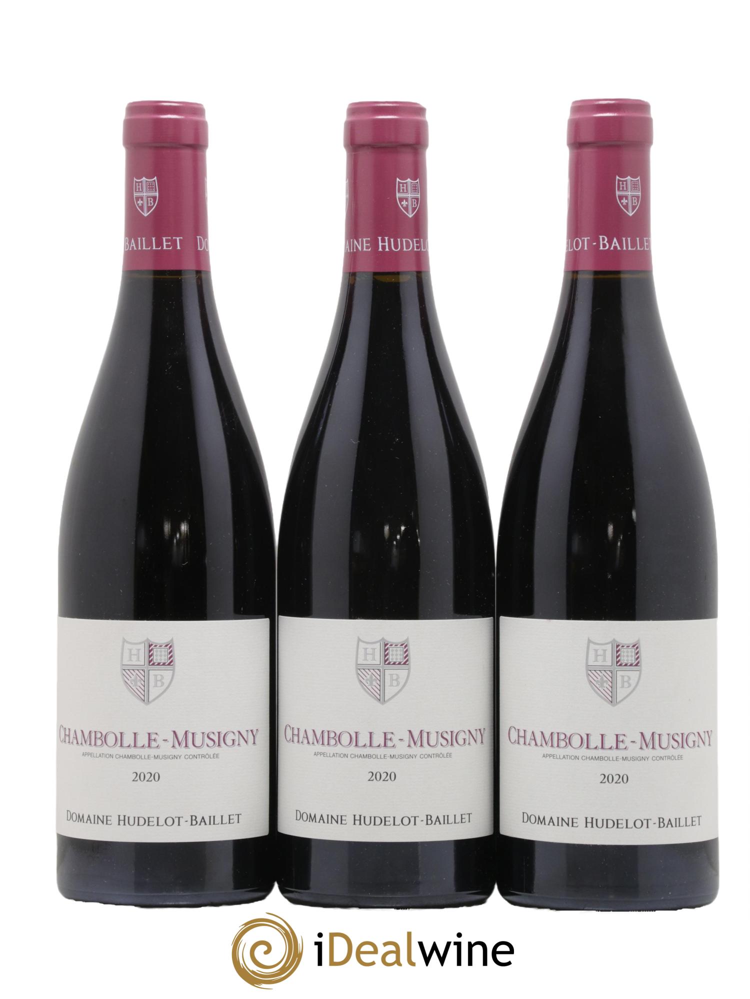 Chambolle-Musigny Hudelot-Baillet 2020 - Lot de 3 bouteilles - 0