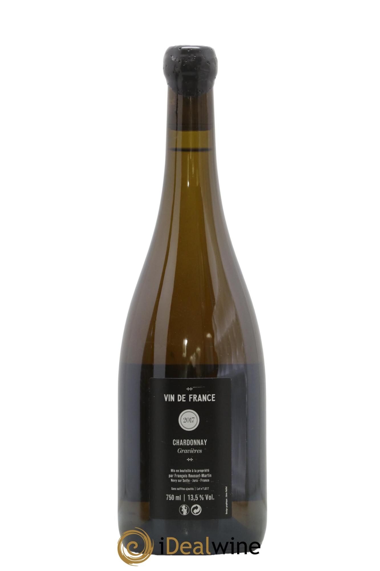 Vin de France Gravières François Rousset Martin 2017 - Lot de 1 bouteille - 1