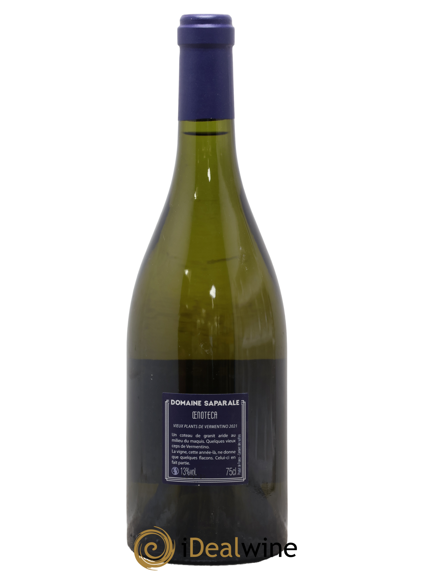 Vin de Corse œnothèque Domaine Saparale 2021 - Lot de 1 bouteille - 1